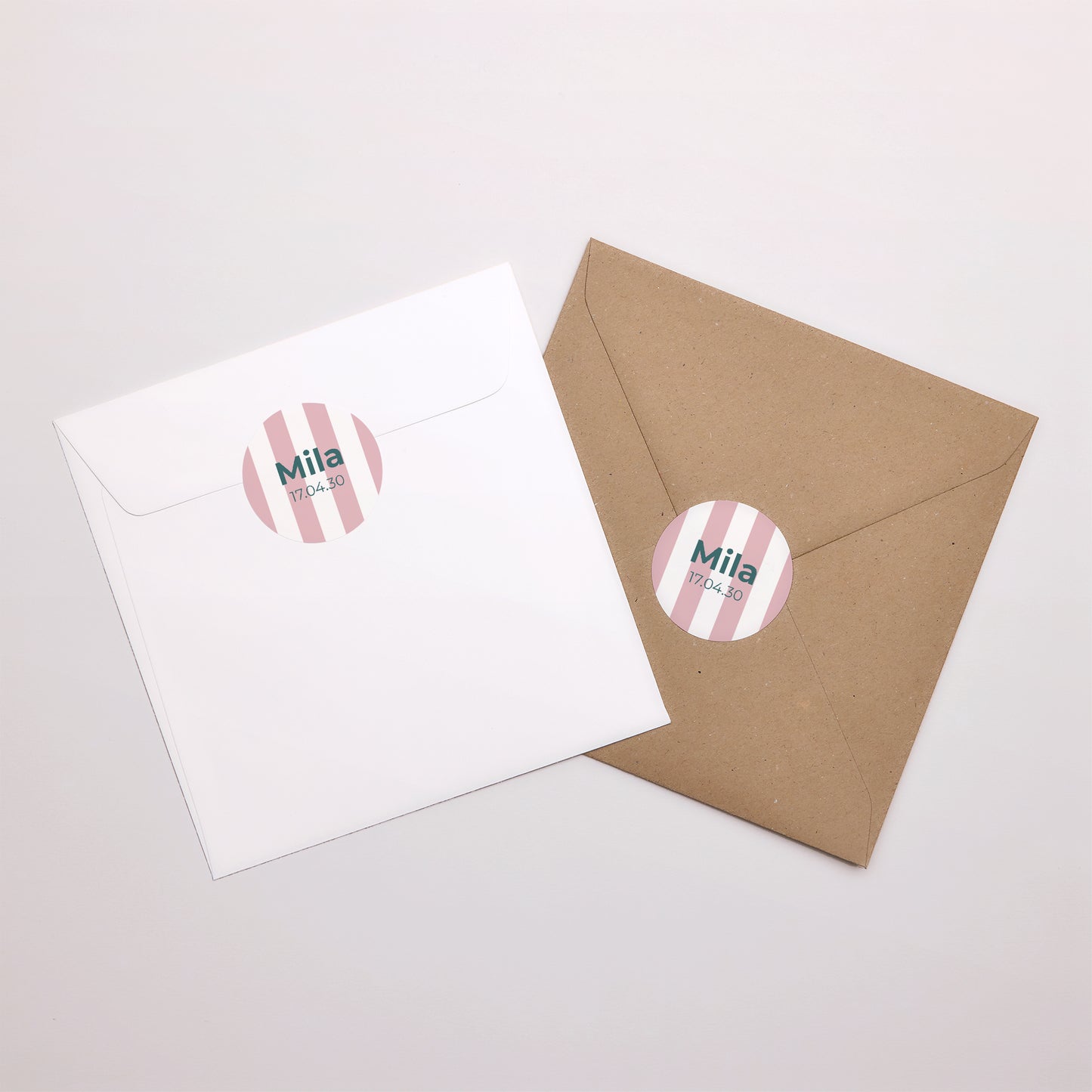 Sticker Geburt Rund Lolly foto N° 3