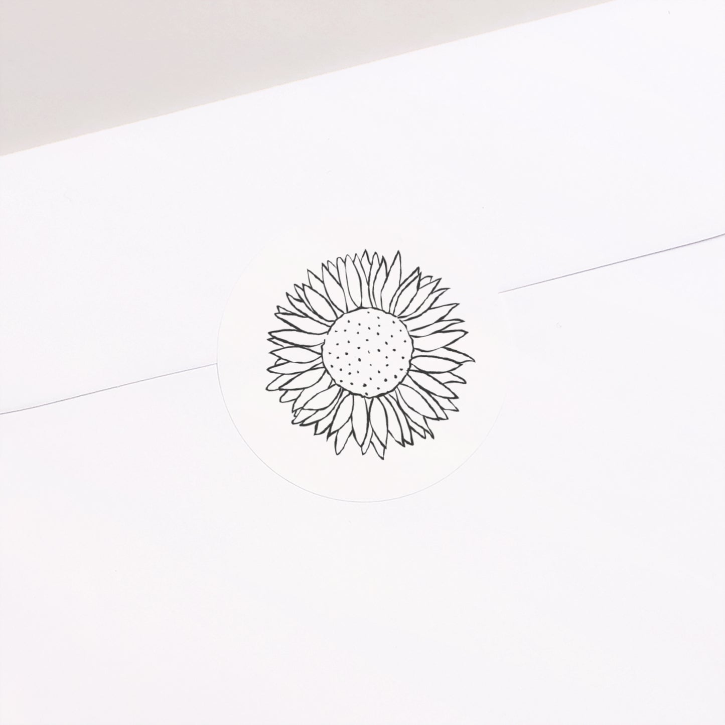 Sticker Geburt Rund Sonnenblume II foto N° 1