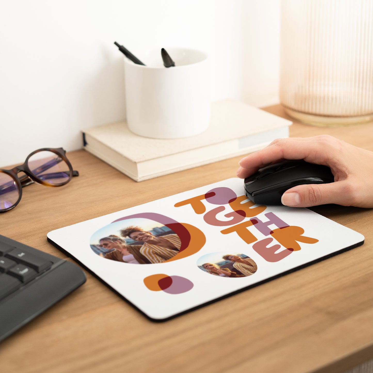 Mousepad Objekte Rechteck Zusammen rot foto N° 2