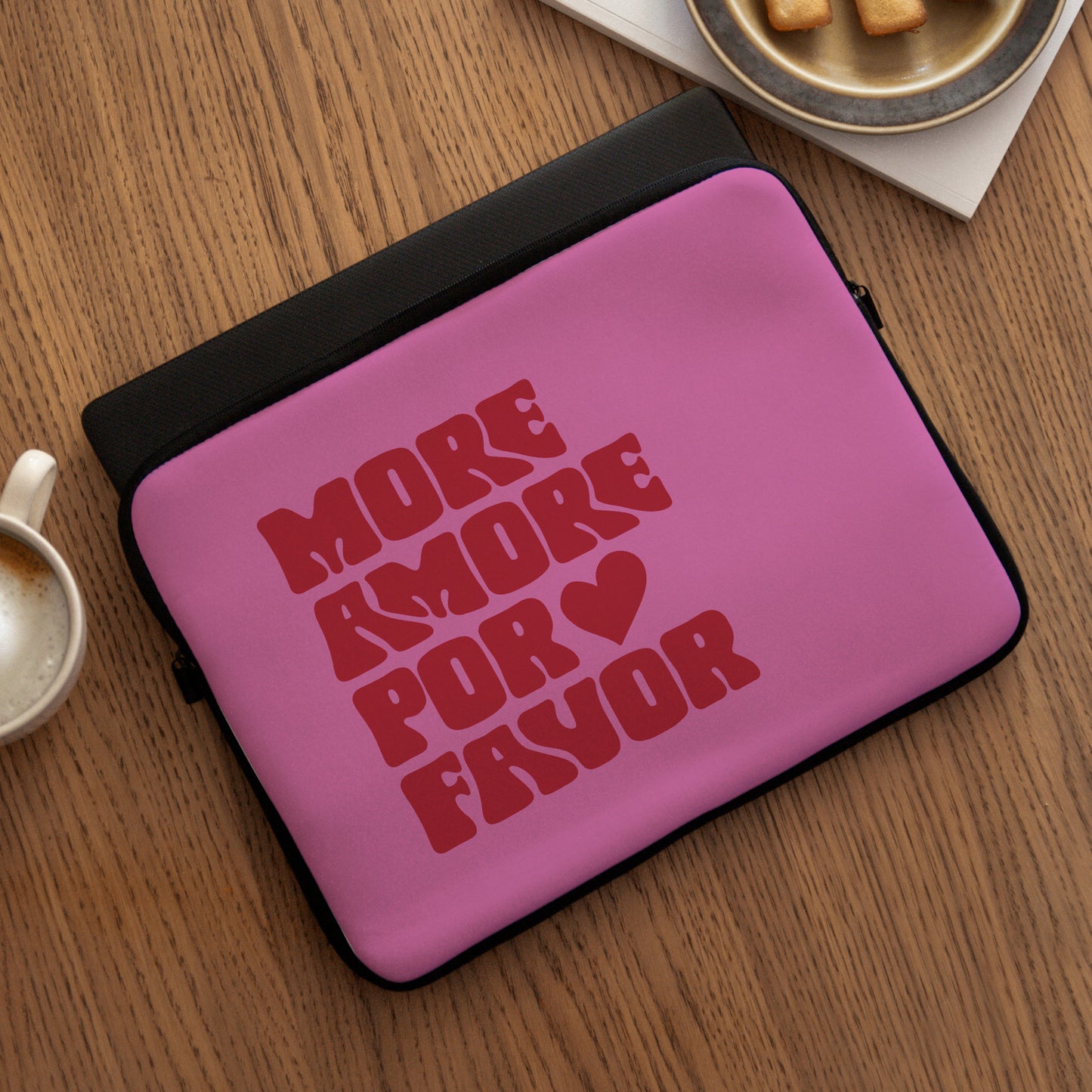 Laptophülle Objekte 15 Zoll More amor por favor foto N° 3