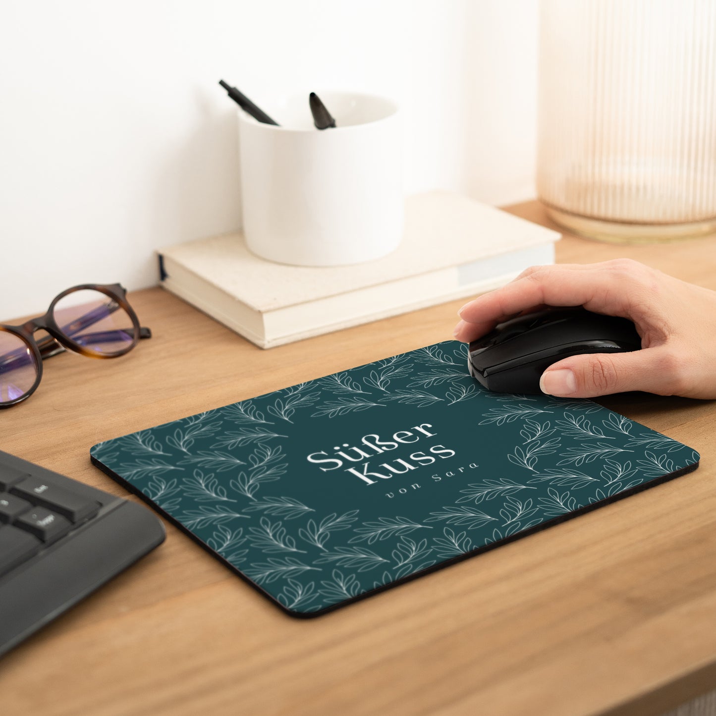 Mousepad Objekte Rechteck Süßer Kuss foto N° 2