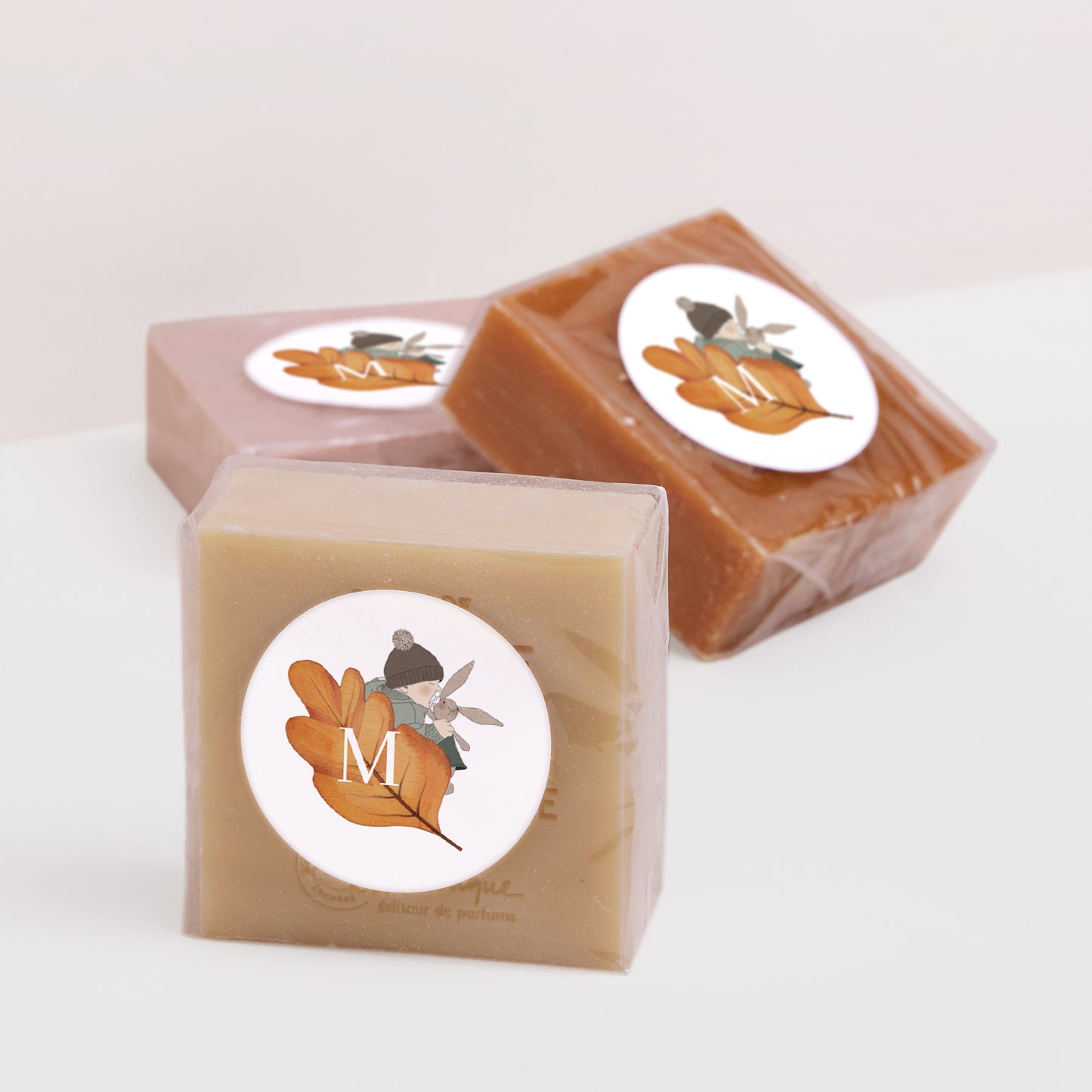 Sticker Geburt Rund Baby Herbst foto N° 2
