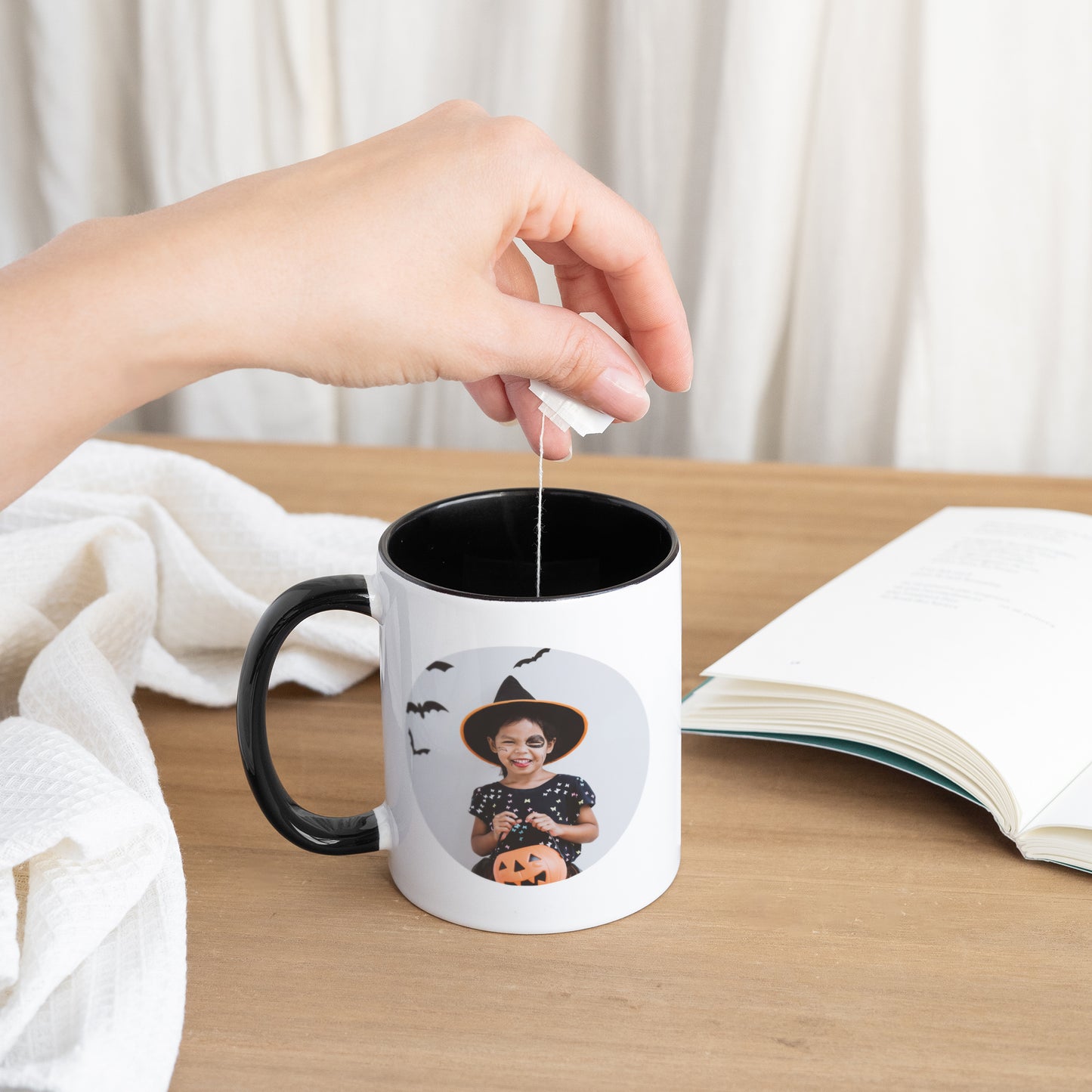 Tasse Objekte Schwarz Bouh der Liebe foto N° 3