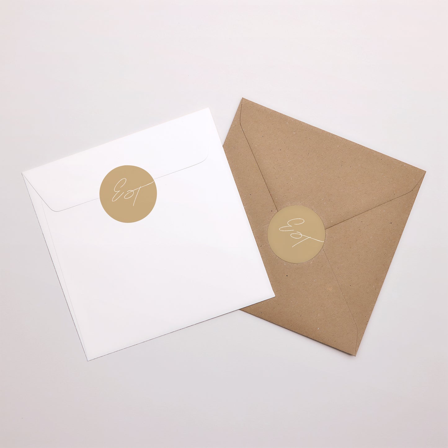 Sticker Hochzeit Rund goldenes Laub II foto N° 3