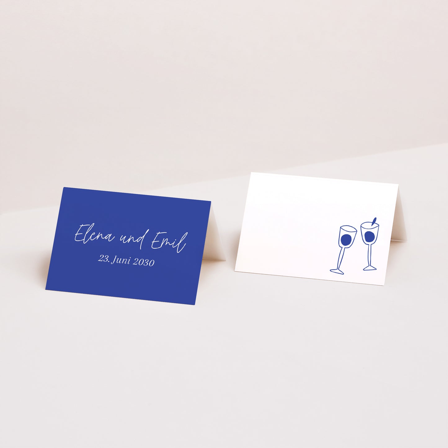 Tischkarten Hochzeit Quer Feinschmecker-Festlichkeiten foto N° 1
