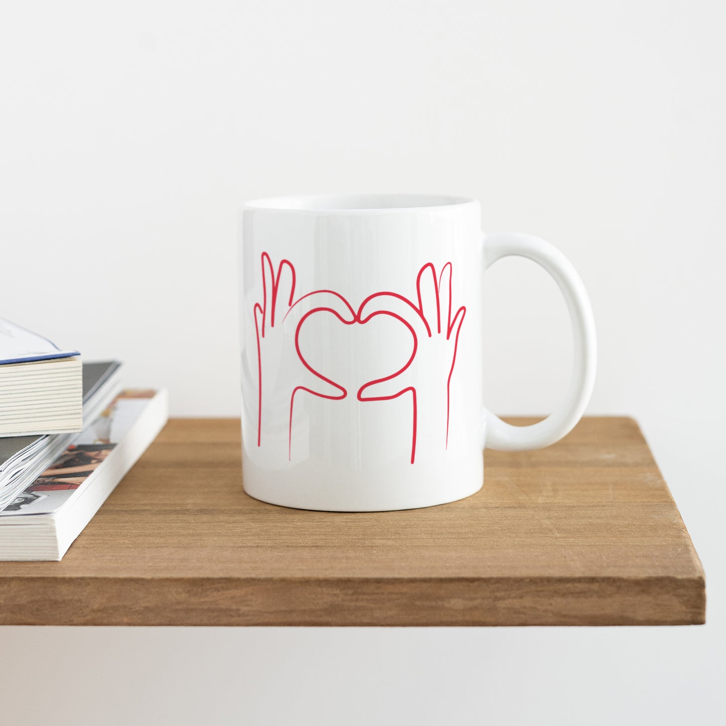 Tasse Objekte Weiß Hände der Liebe foto N° 4