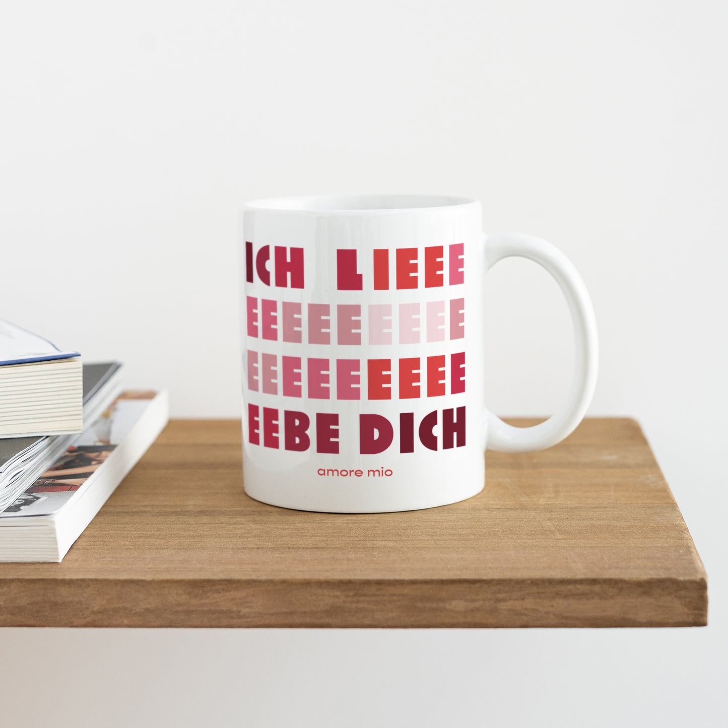 Tasse Objekte Weiß Ich liebe dich foto N° 4