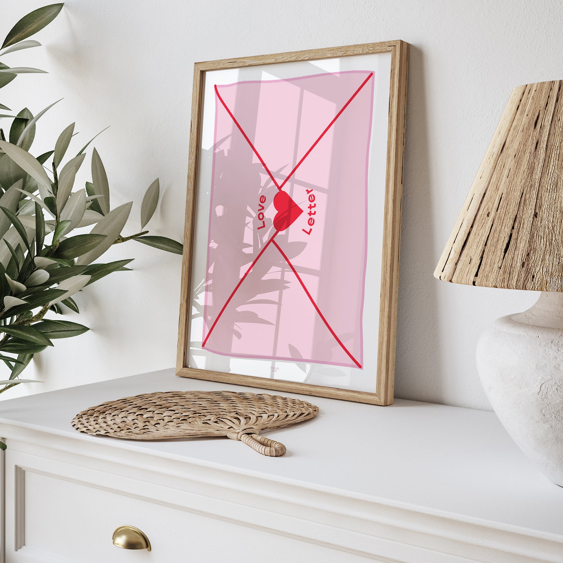 Poster Objekte Porträt Liebesbrief foto N° 5