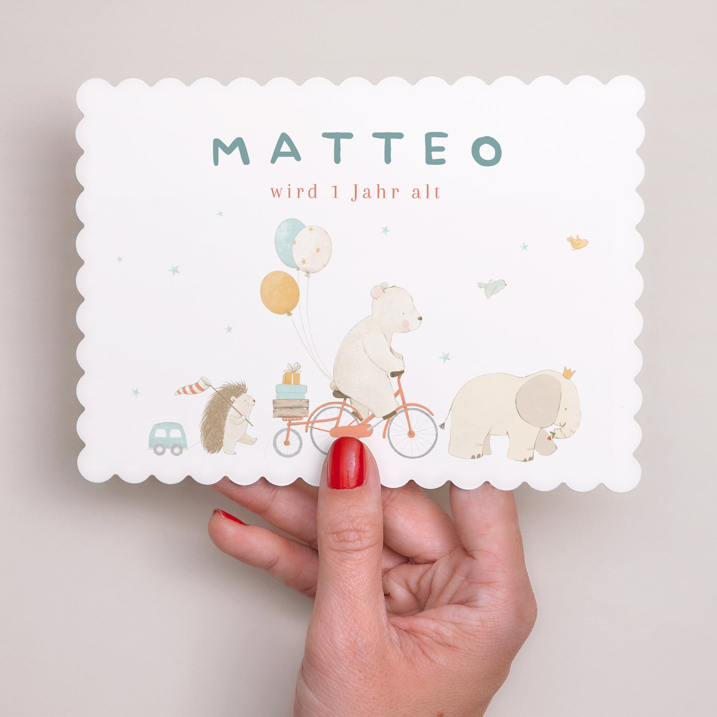 Einladungskarte Kindergeburtstag Landschaft, Keksseiten Meine Geburtstagsfeier! foto N° 3