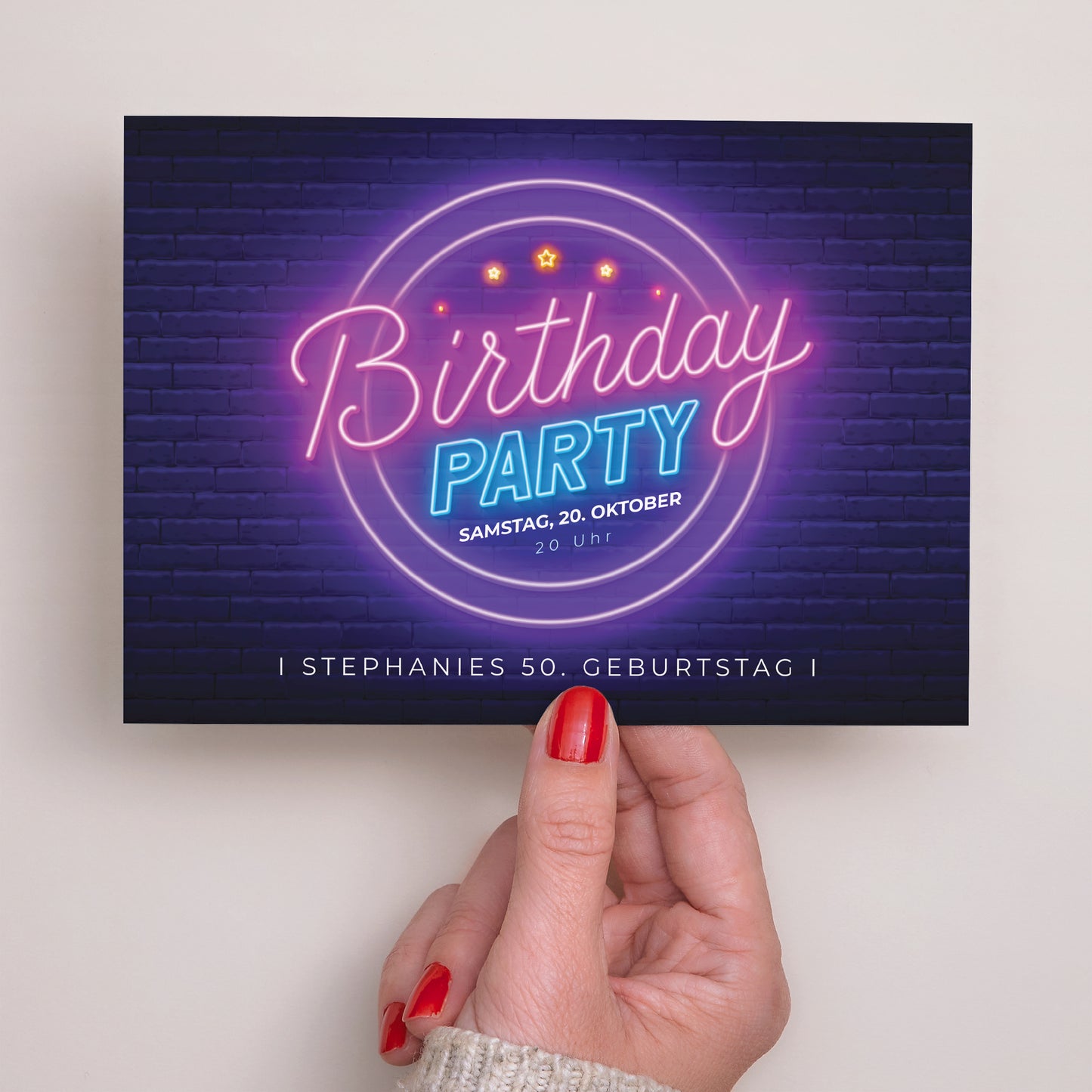 Einladungskarte Geburtstag Landschaft Geburtstagsfeier II foto N° 3