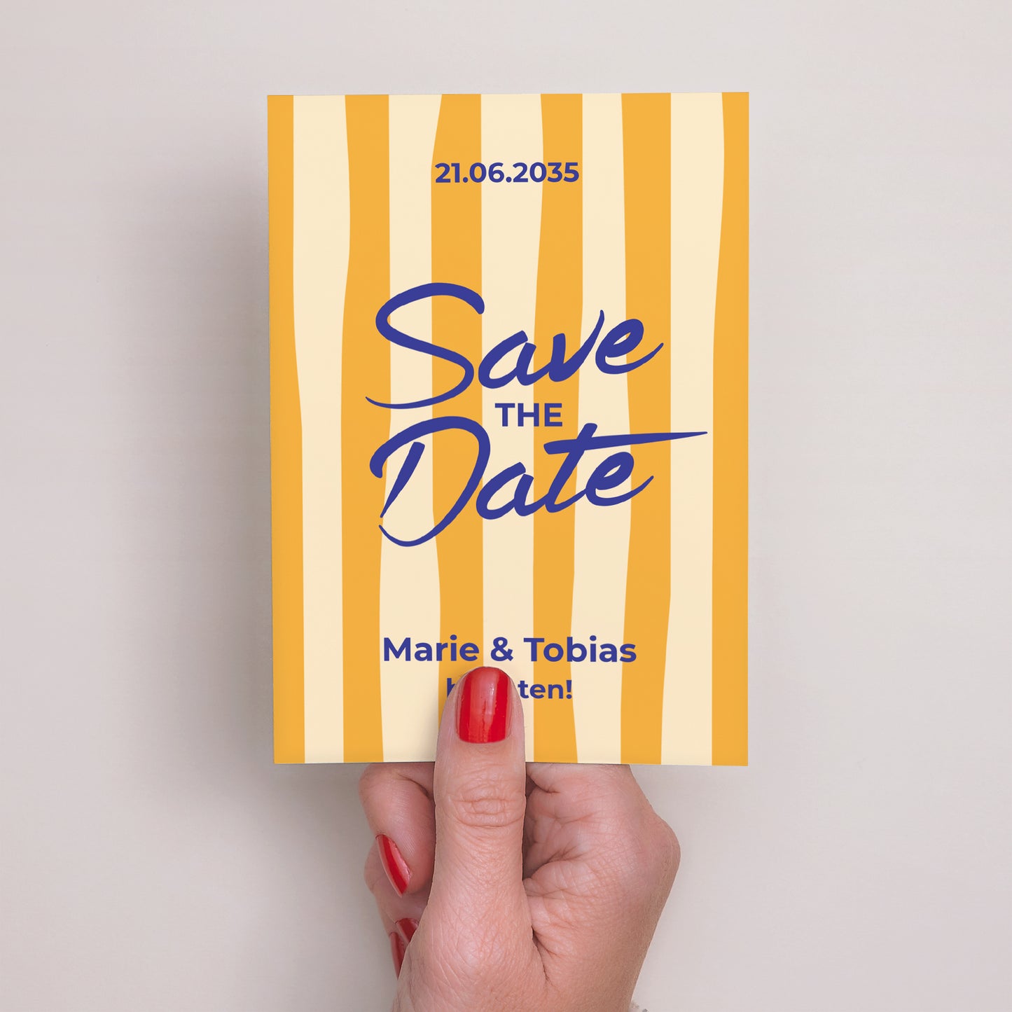 Save the date Karte Hochzeit Porträt Wie ein Sommergefühl foto N° 2