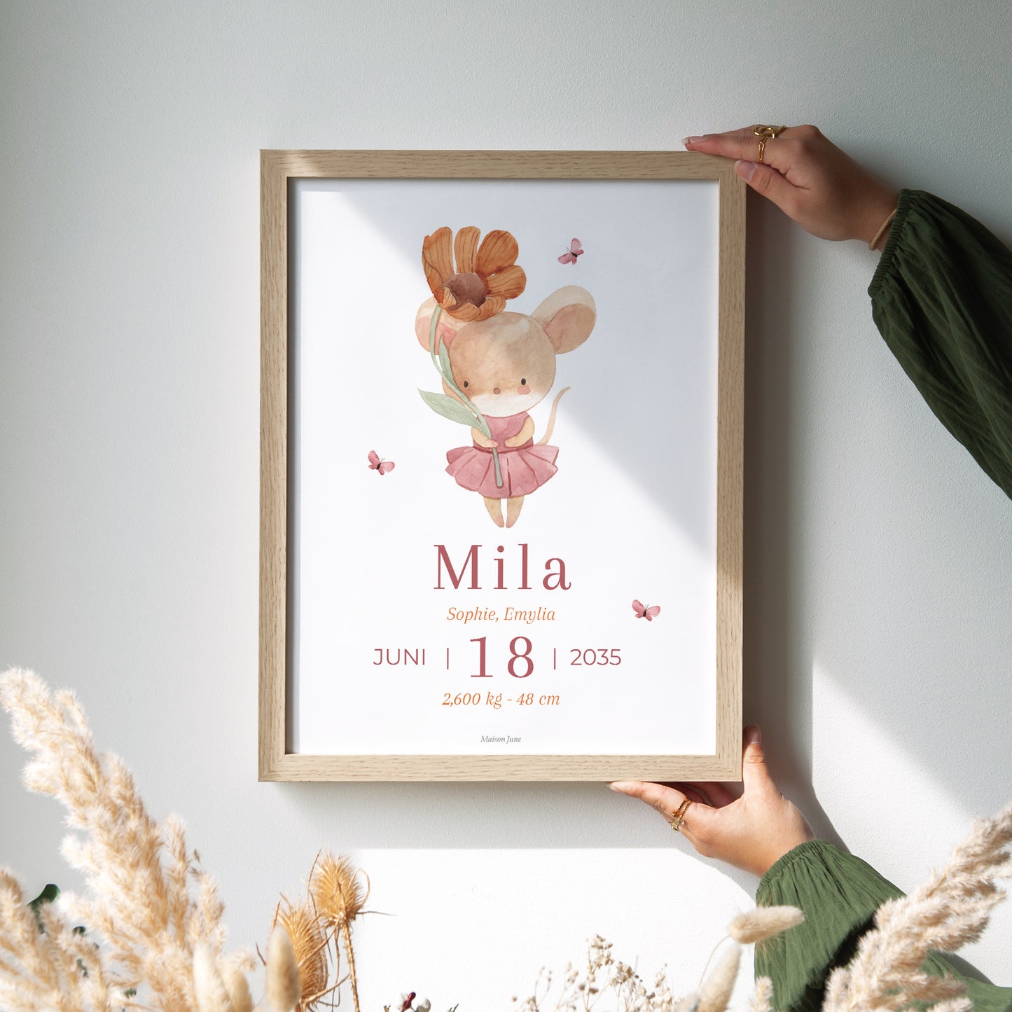 Poster Geburt Porträt Lilli die Maus foto N° 2