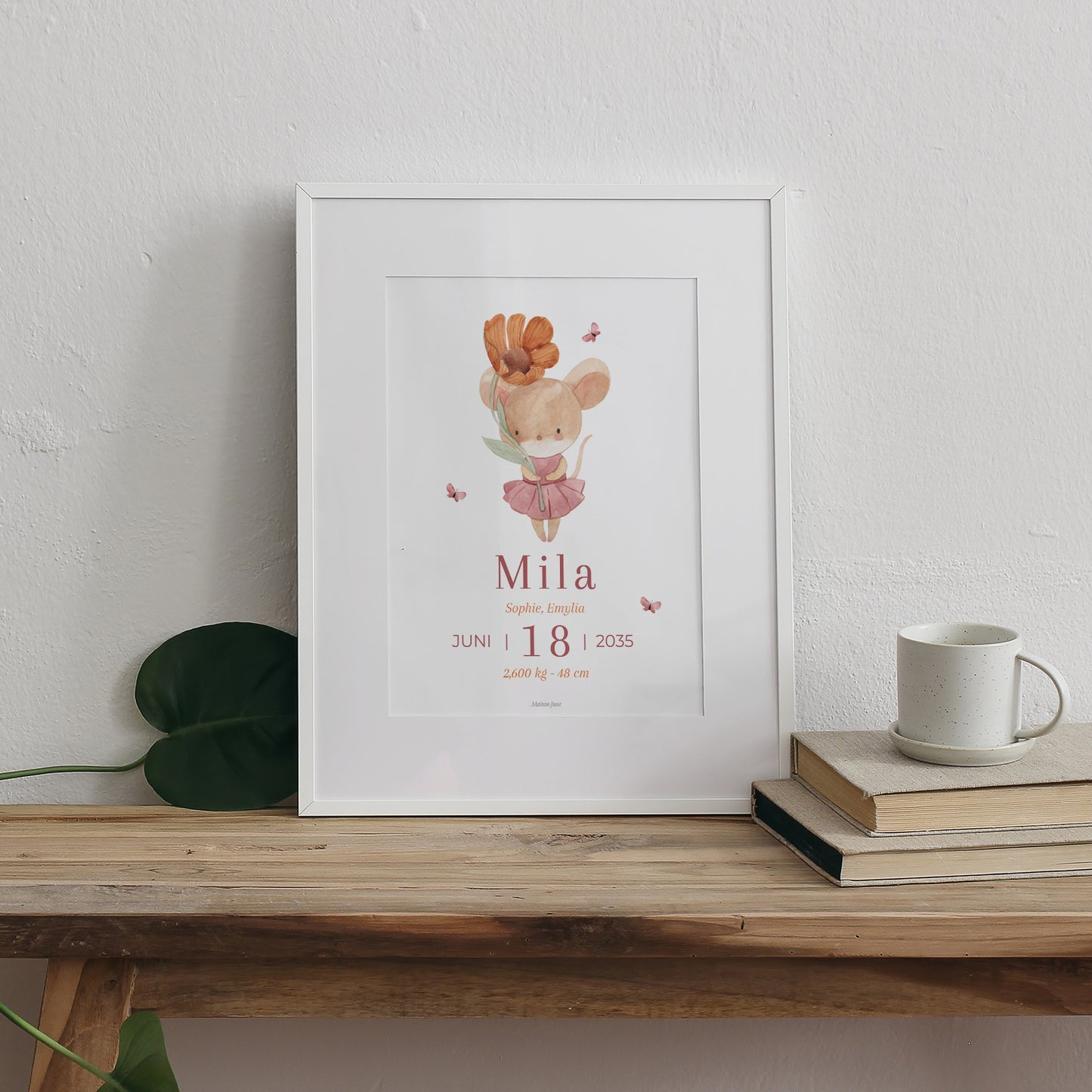 Poster Geburt Porträt Lilli die Maus foto N° 3