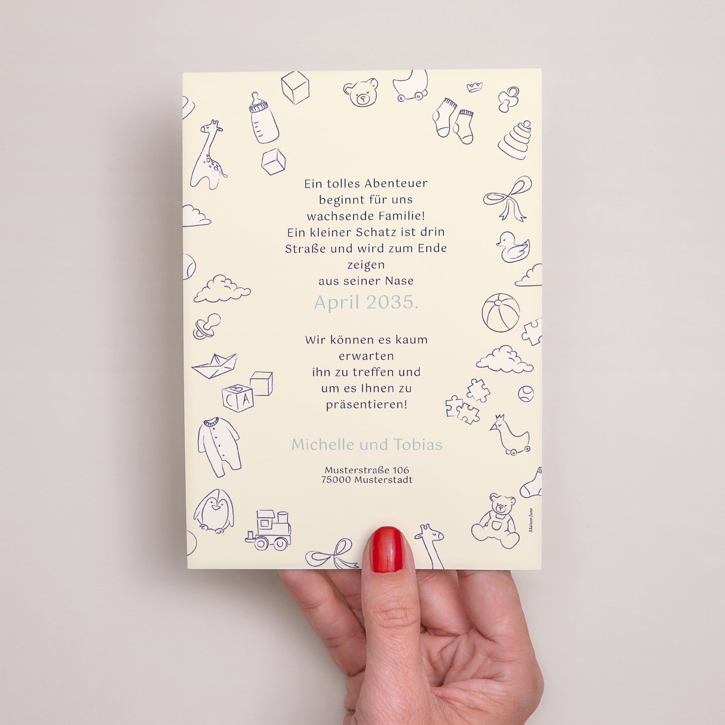 Schwangerschaftskarten Geburt Die große Abenteuer foto N° 3