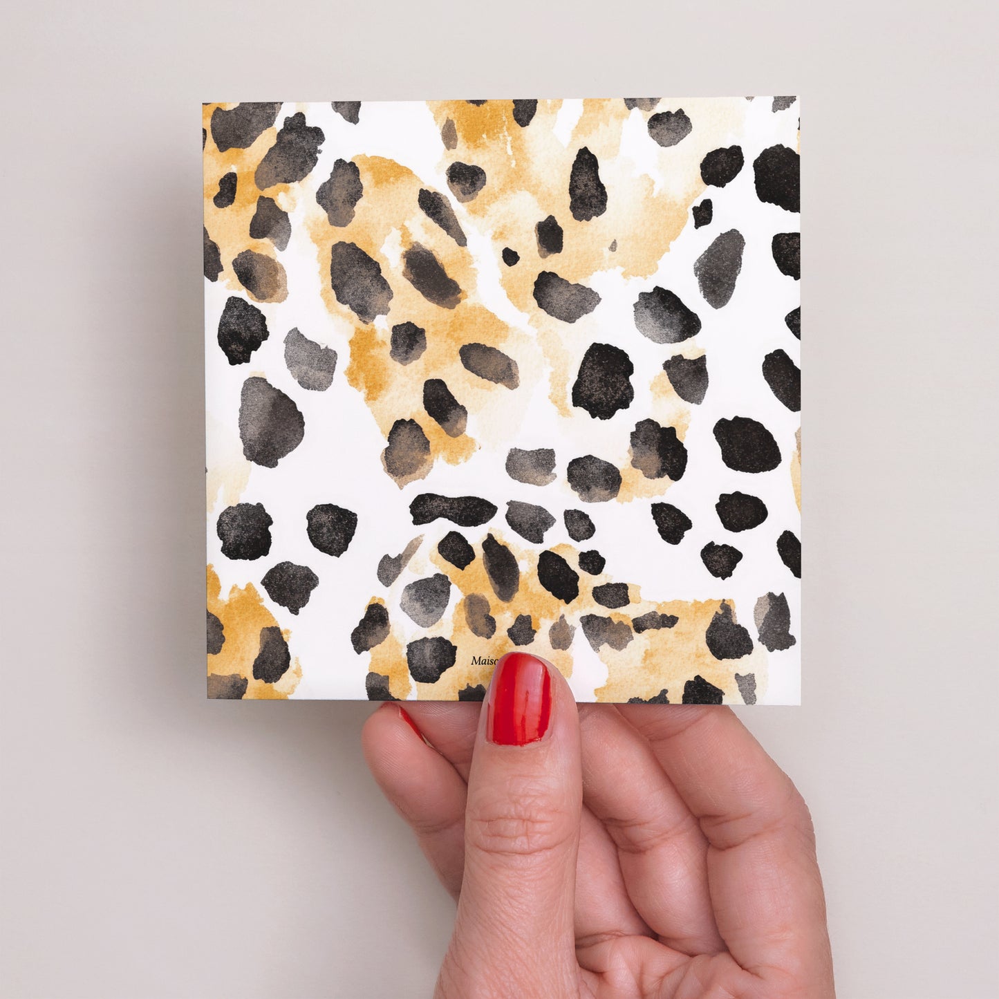 Einladungskarte Hochzeit Quadrat Savannah Geist foto N° 3