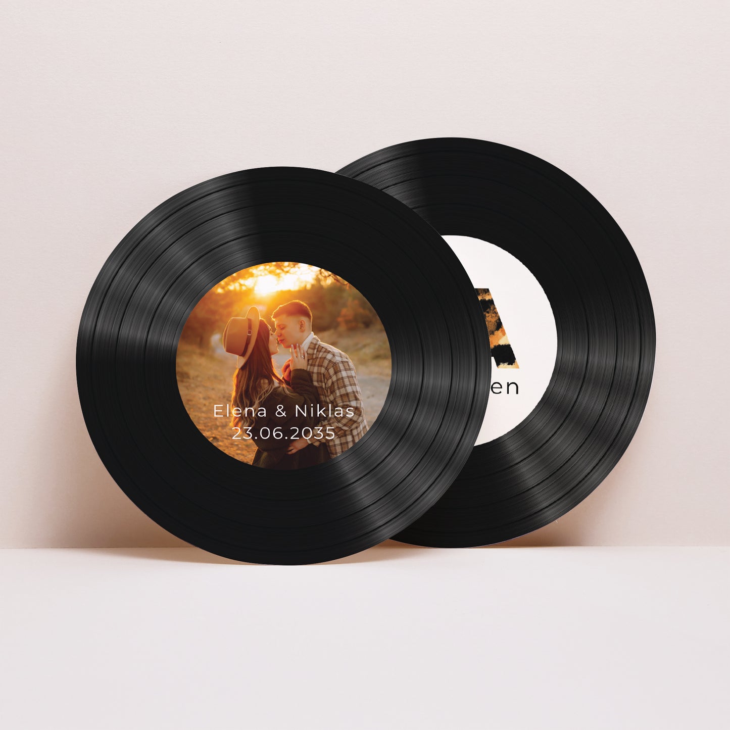 Hochzeitseinladung Schallplattenhülle Panthera foto N° 4