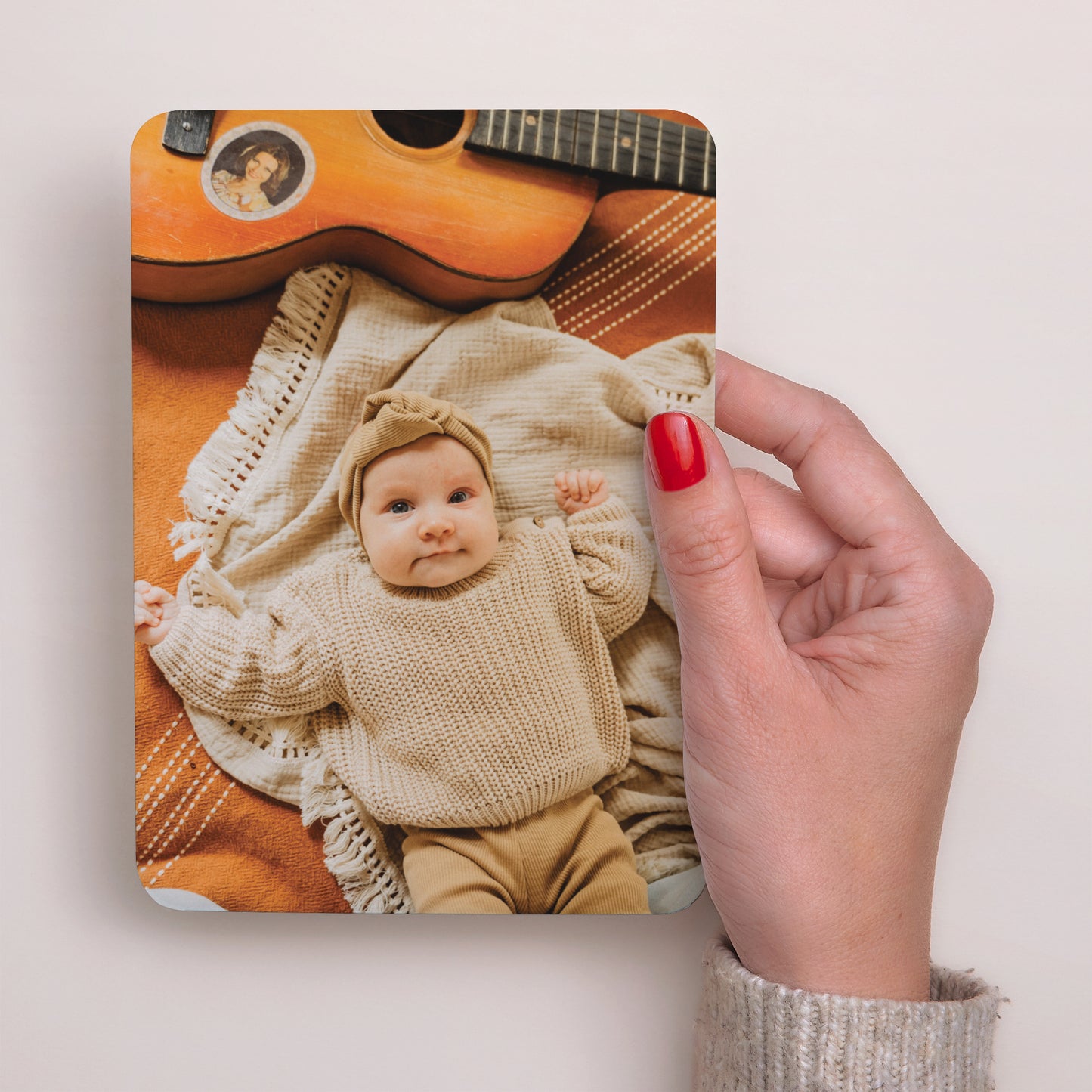 Geburtskarte Porträt, abgerundete Kanten Schönes Geschenk II foto N° 3