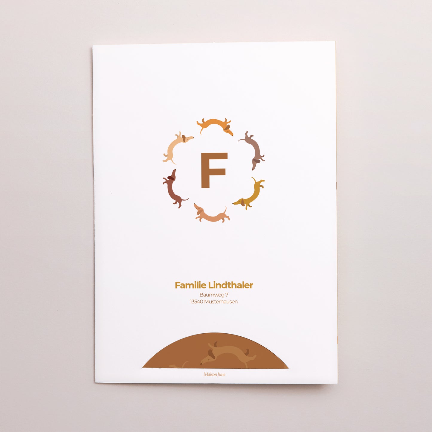 Geburtskarten Hülle für 2 Karten Hot Dog foto N° 5