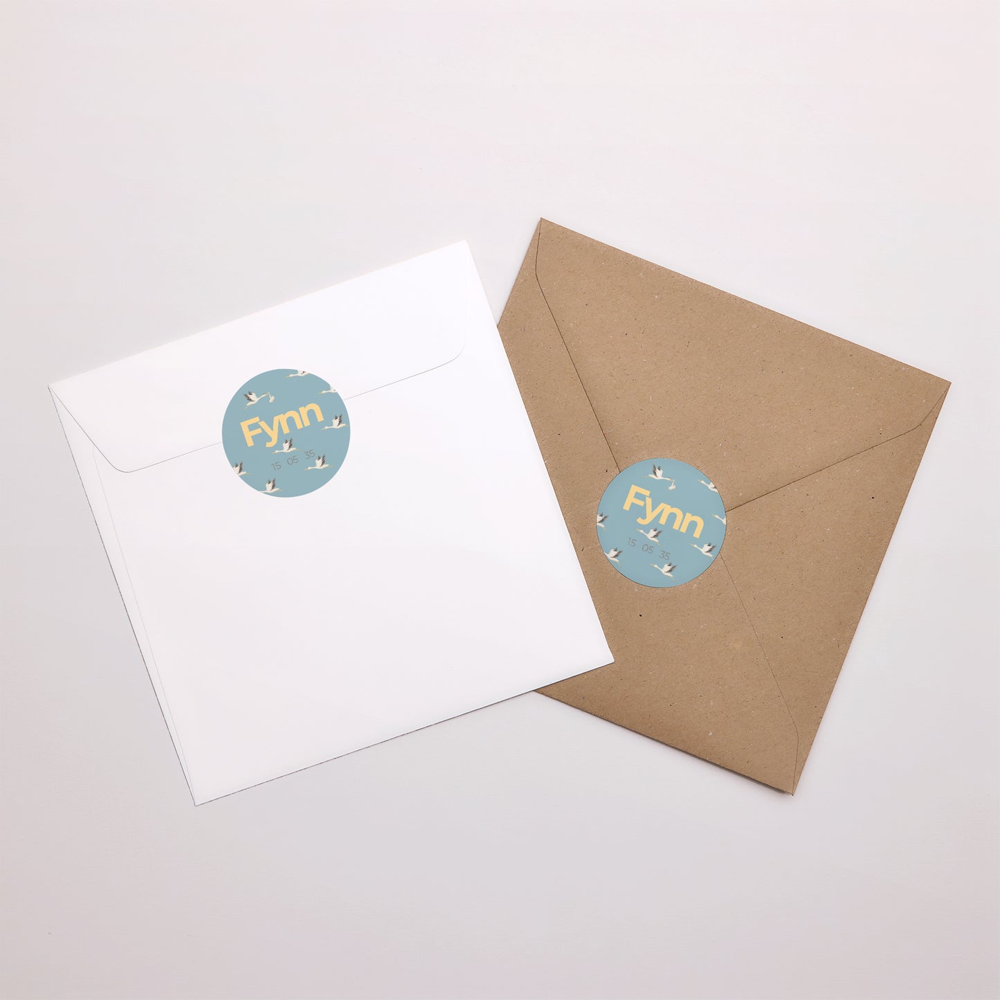 Sticker Geburt Rund Sonderlieferung foto N° 3