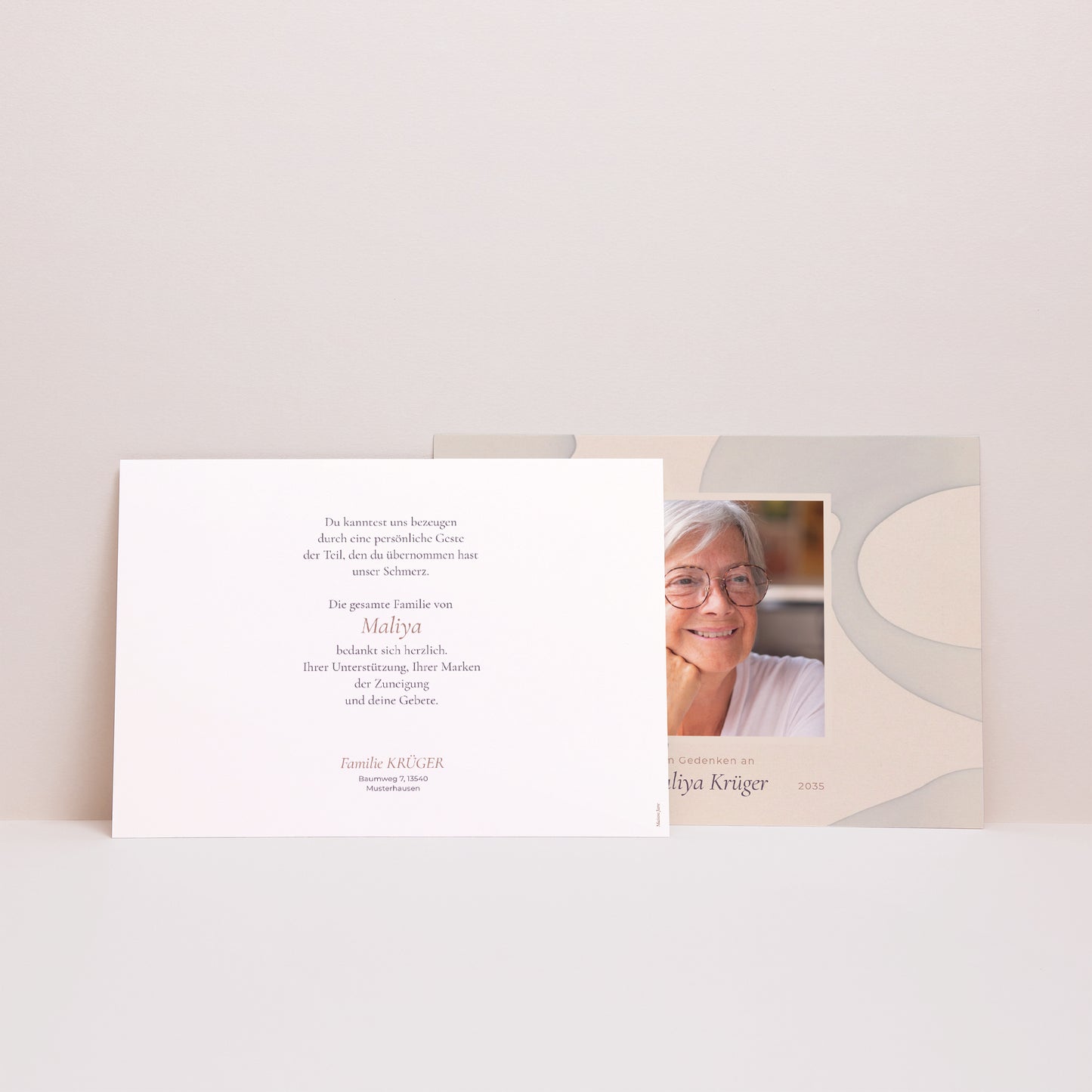 Trauerkarte Landschaft Ein Licht in uns foto N° 3