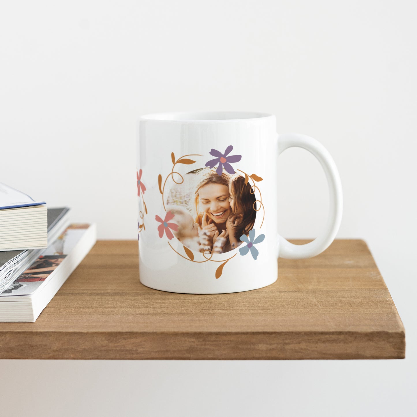 Tasse Objekte Weiß Blumenkranz foto N° 4