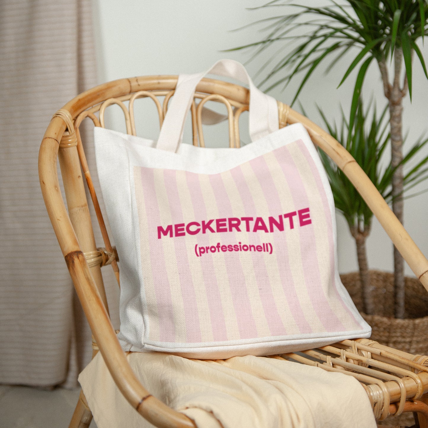 Tote bag Objekte Tragehenkel Meckertante foto N° 2