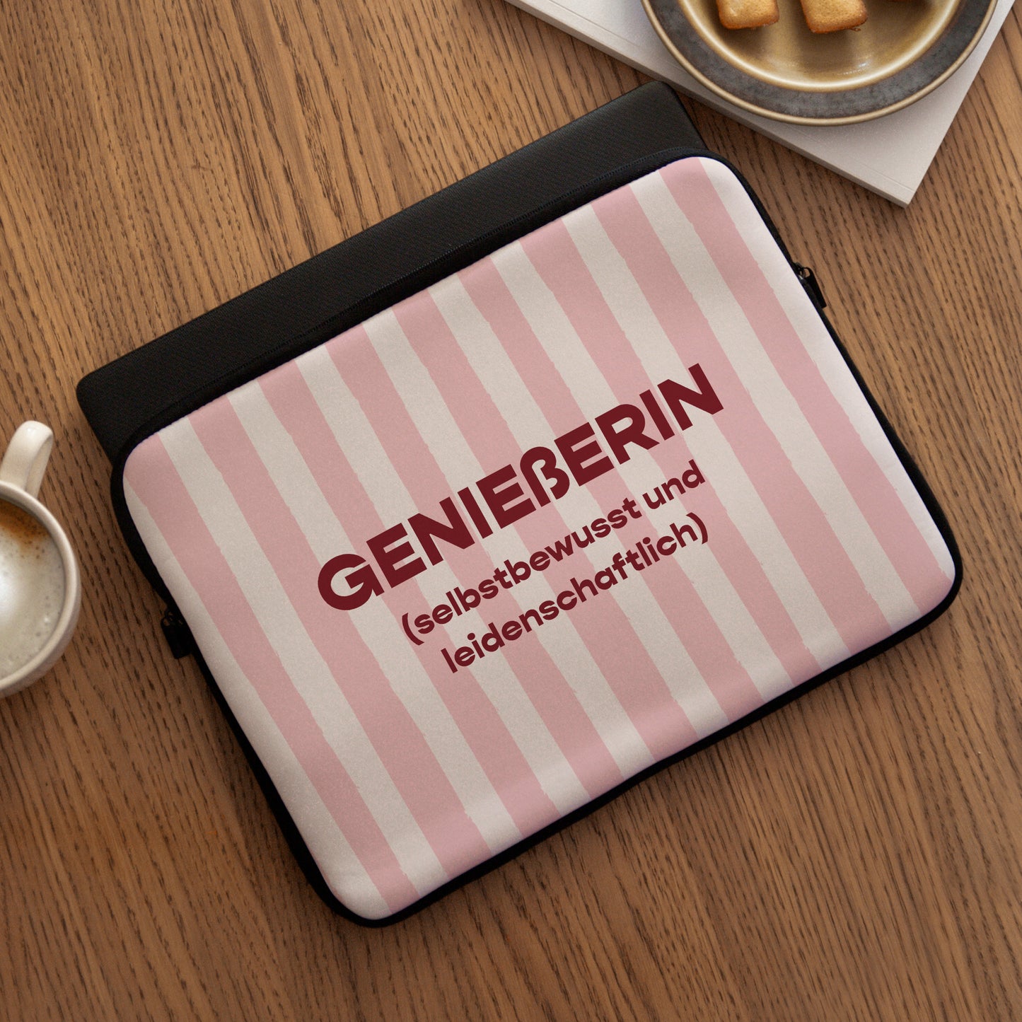 Laptophülle Objekte 15 Zoll Genießerin foto N° 3