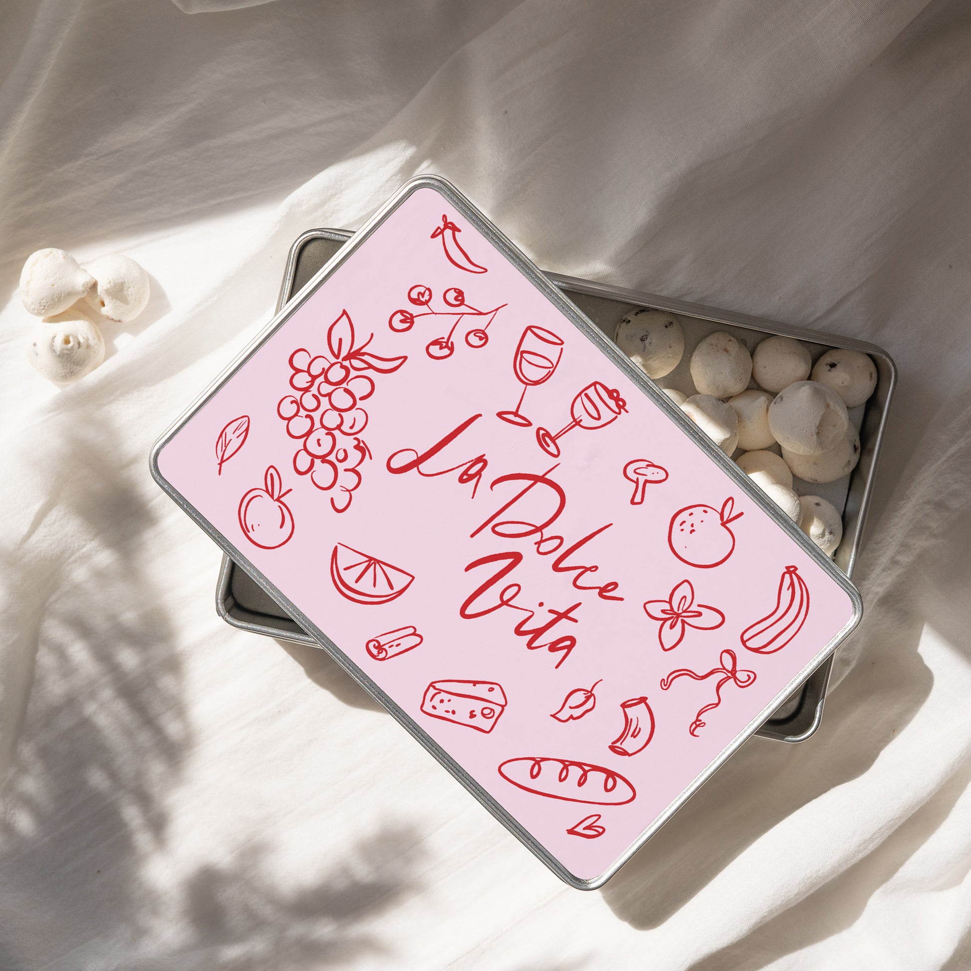 Metalldose Objekte Rechteck Die süße Lebensart III foto N° 1