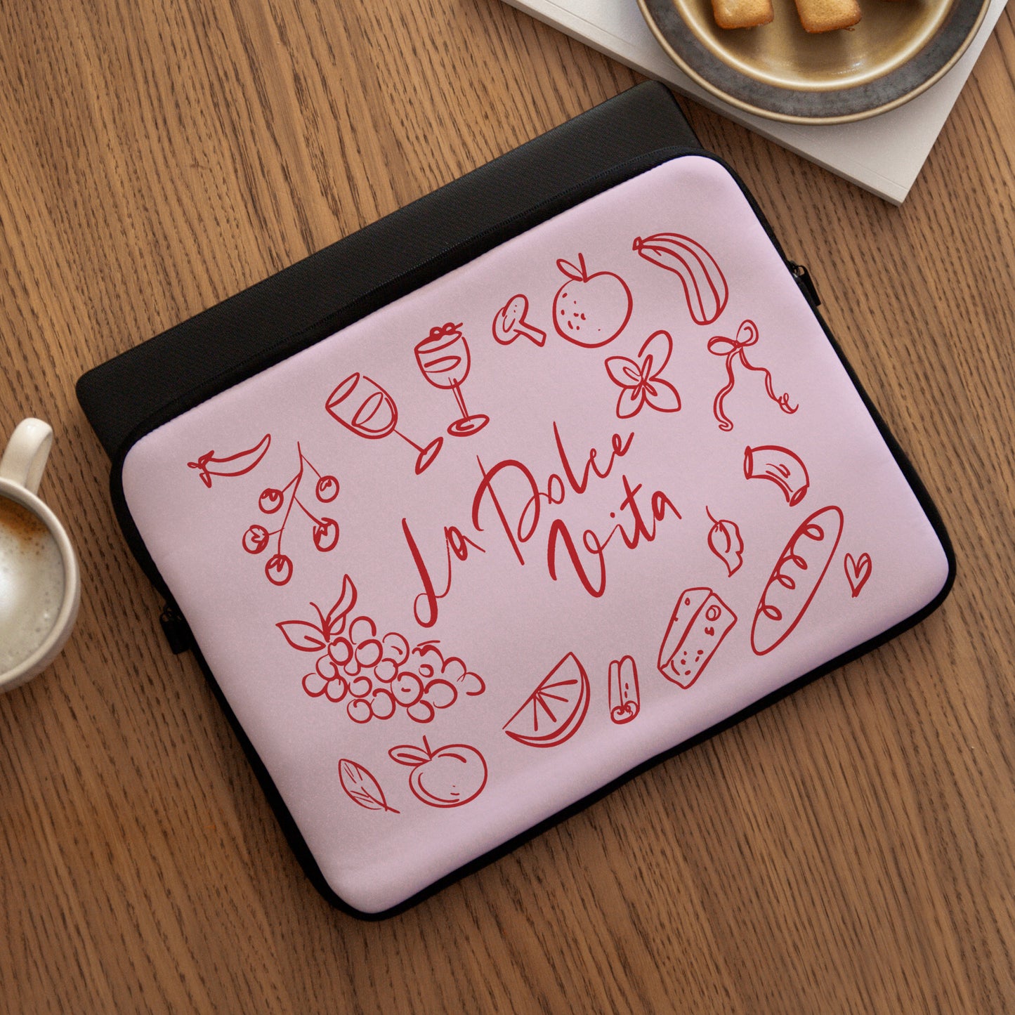 Laptophülle Objekte 15 Zoll Die süße Lebensart III foto N° 3