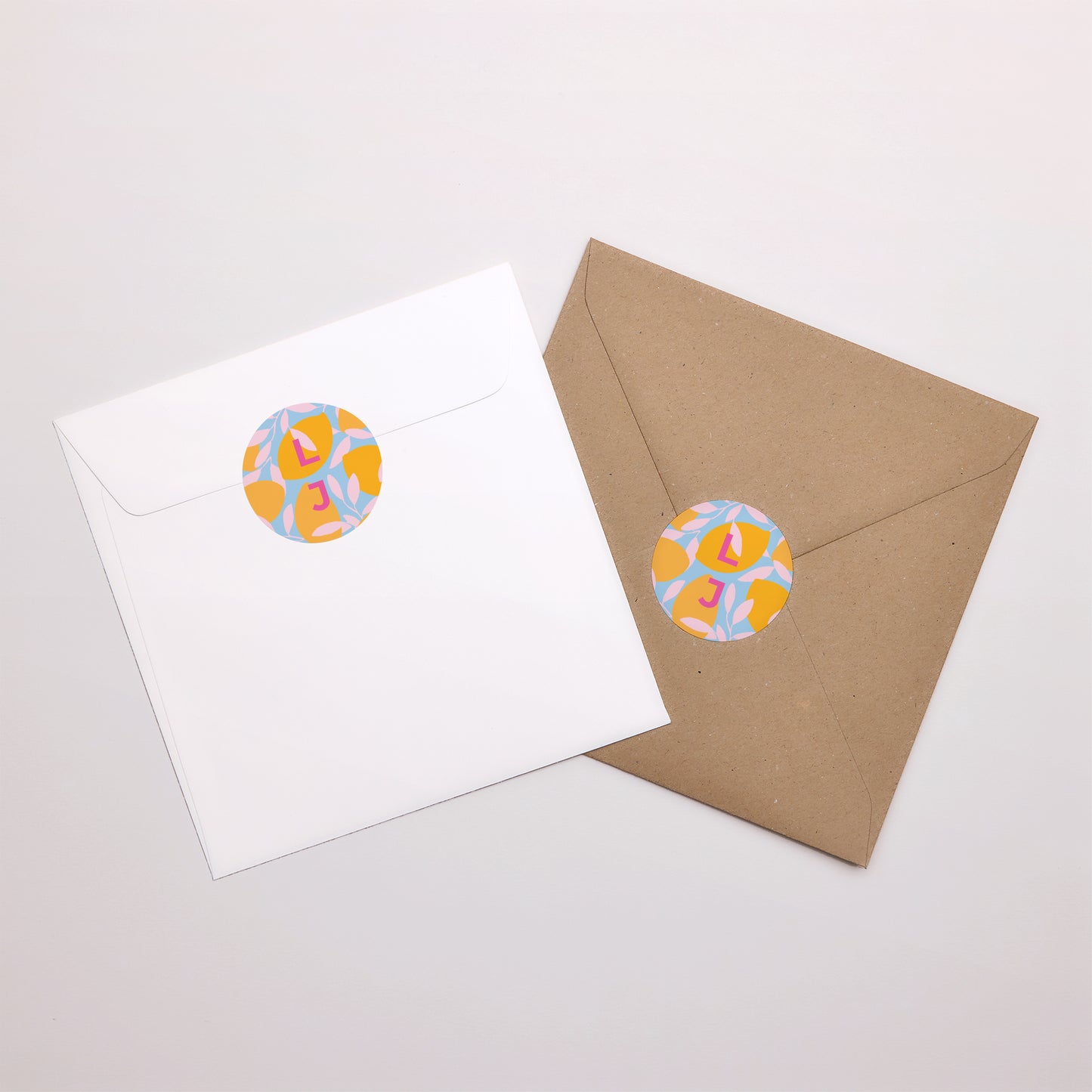 Sticker Hochzeit Rund Sommergeschmack foto N° 3