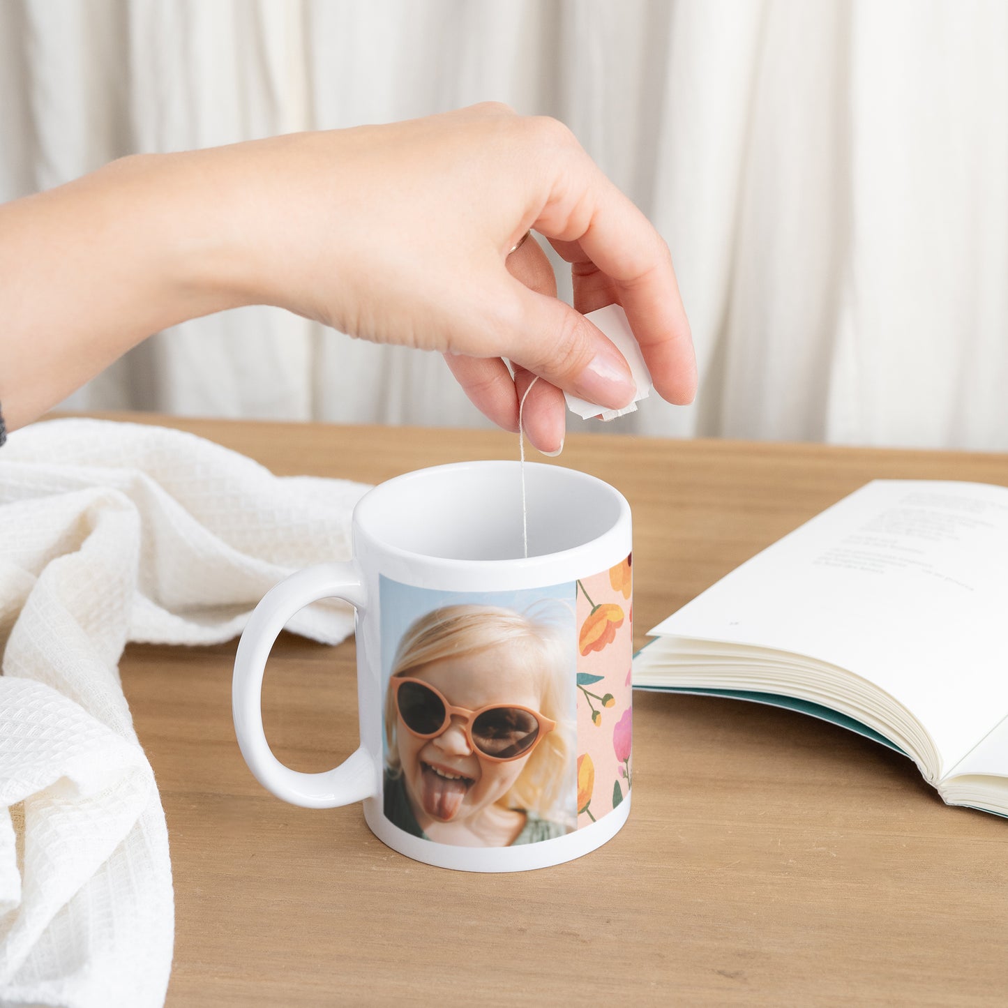 Tasse Objekte Weiß Sanftheit der Kinderfrau foto N° 3