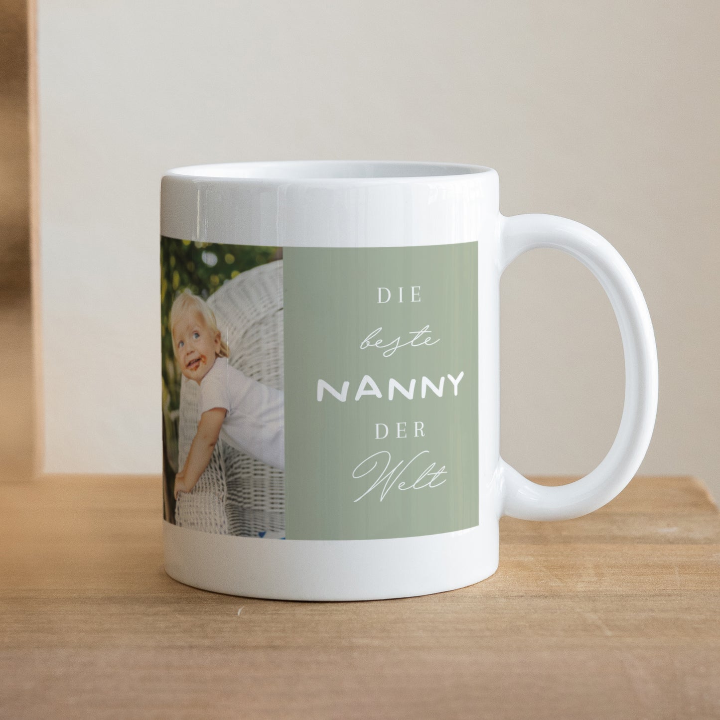 Tasse Objekte Weiß Beste Nanny der Welt foto N° 1