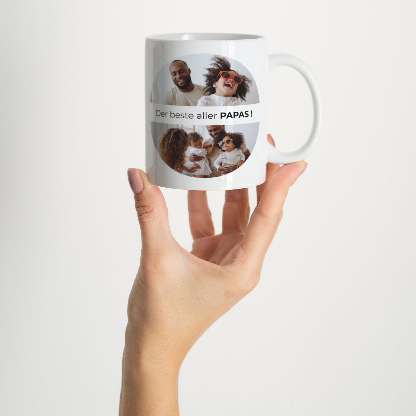 Tasse Objekte Weiß Papa für immer foto N° 2