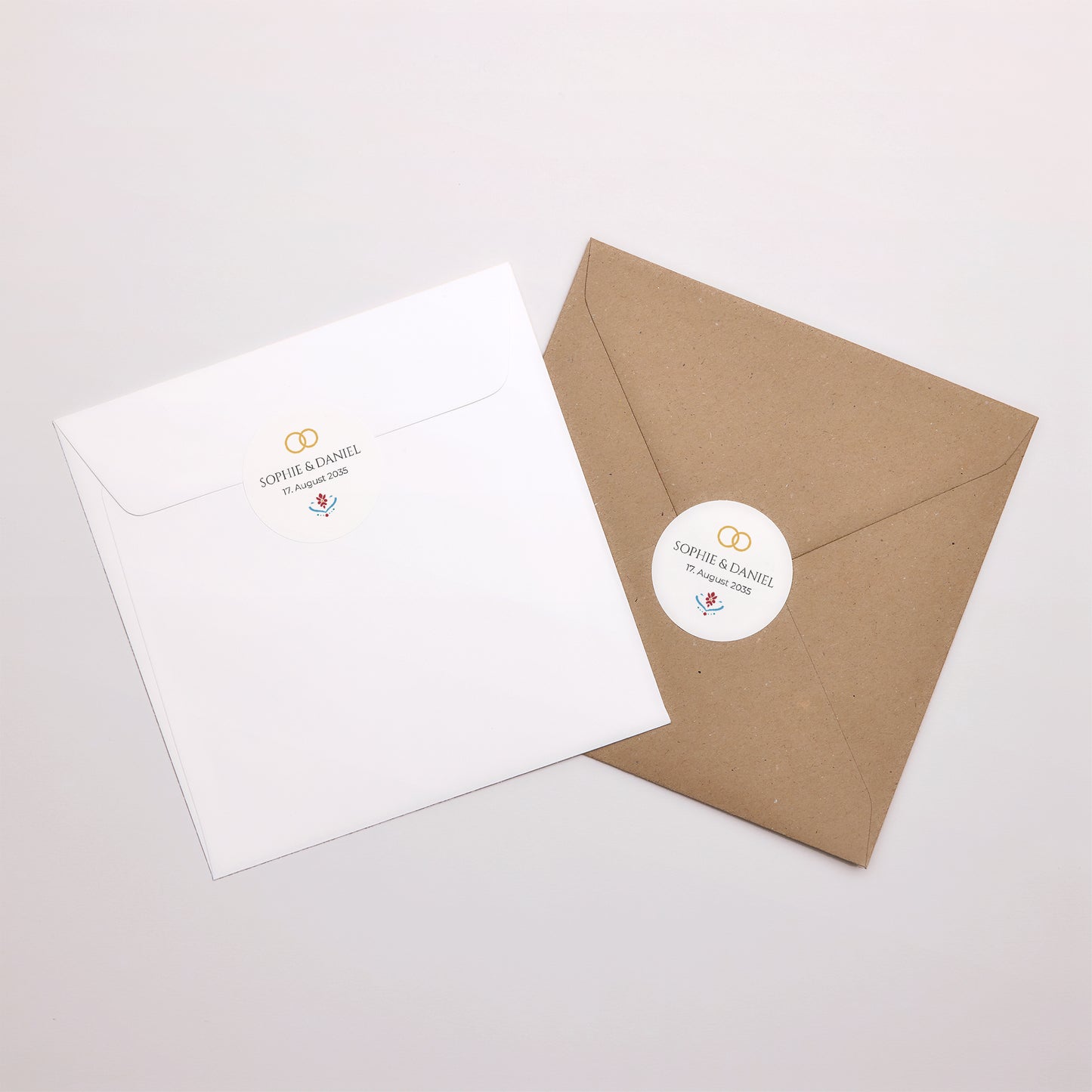 Sticker Hochzeit Rund Liebe aus dem Osten foto N° 3
