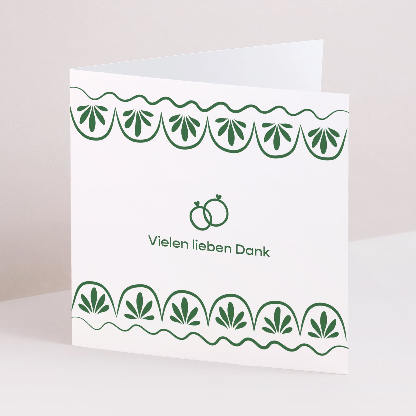 Dankeskarte Hochzeit Doppelflügelfenster Botanische Hochzeiten foto N° 1