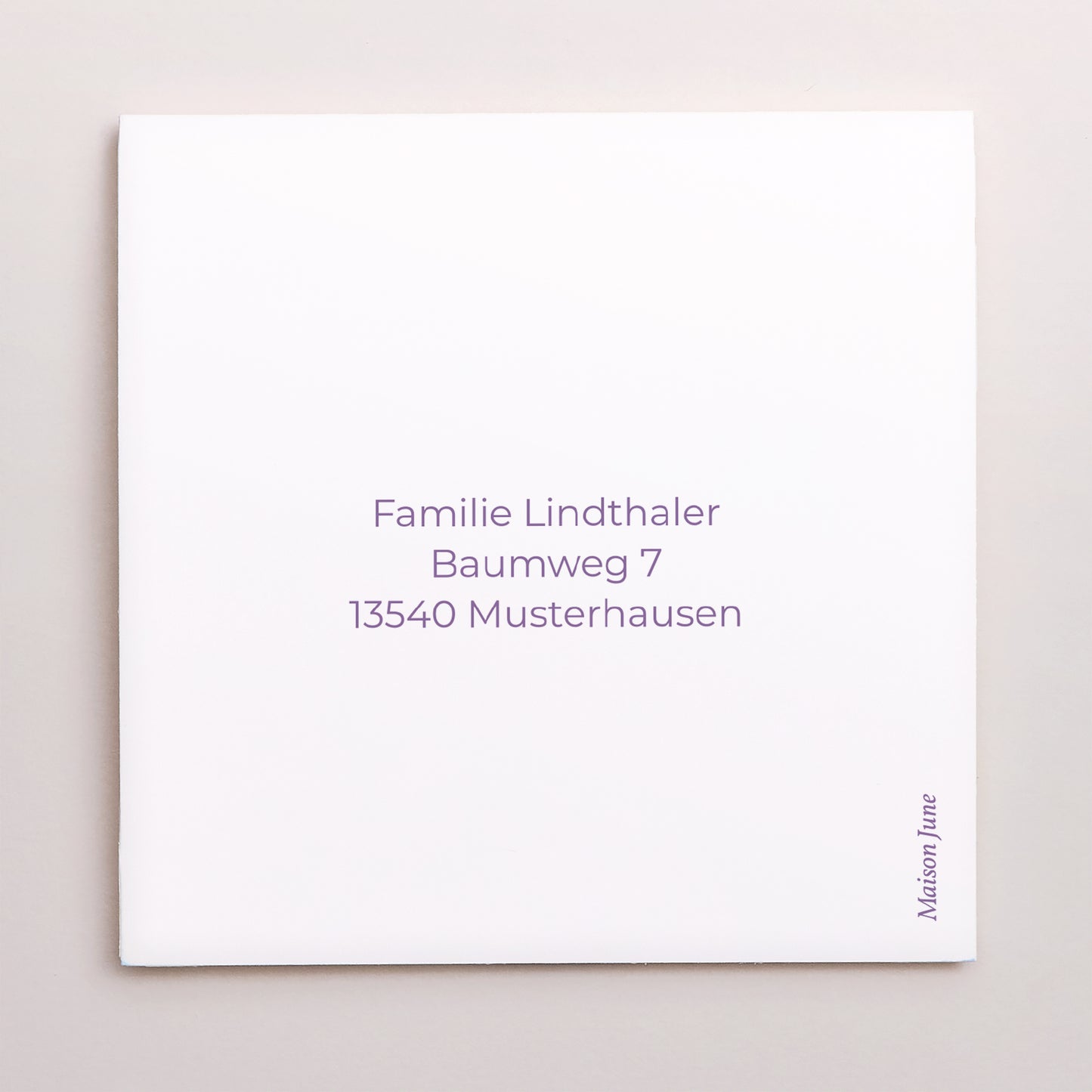 Dankeskarte Geburt Doppelflügelfensterhalbmond Bunte Streifen rosa II foto N° 3