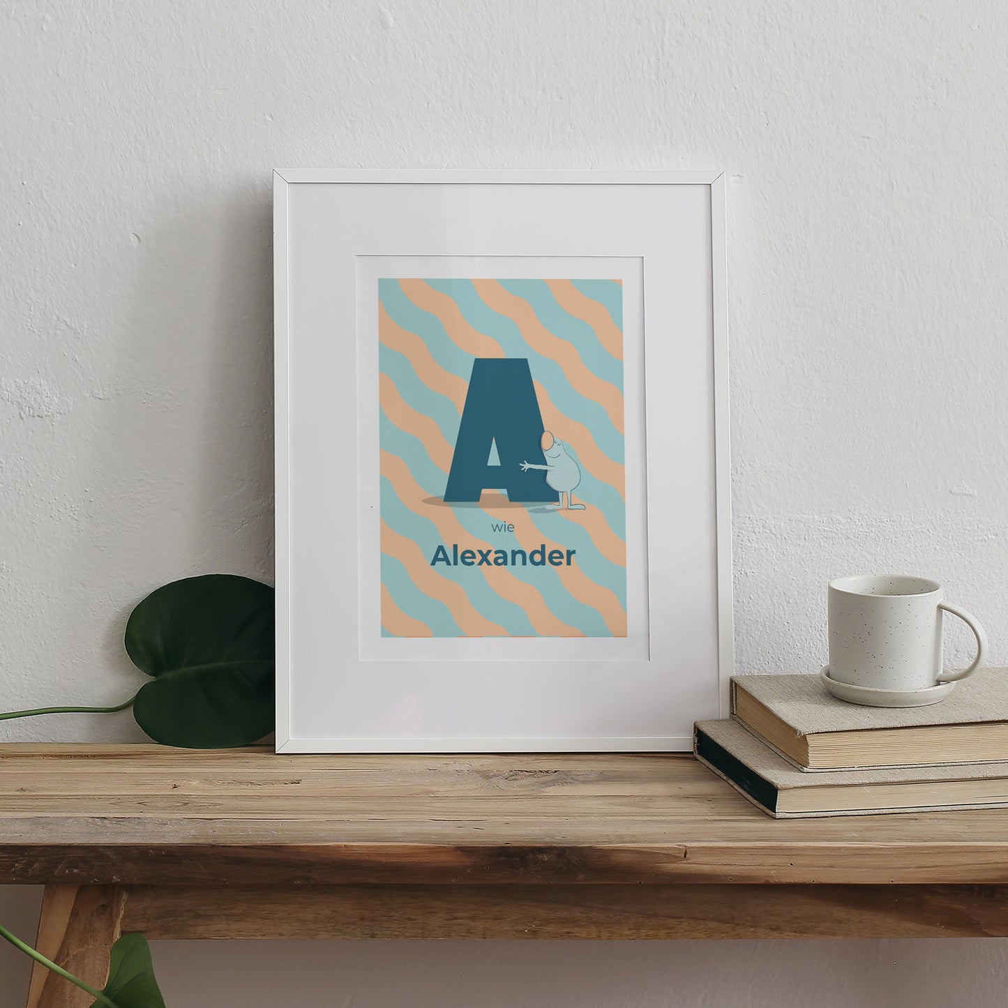 Poster Geburt Porträt Meine anfängliche Liebe Blau II foto N° 3