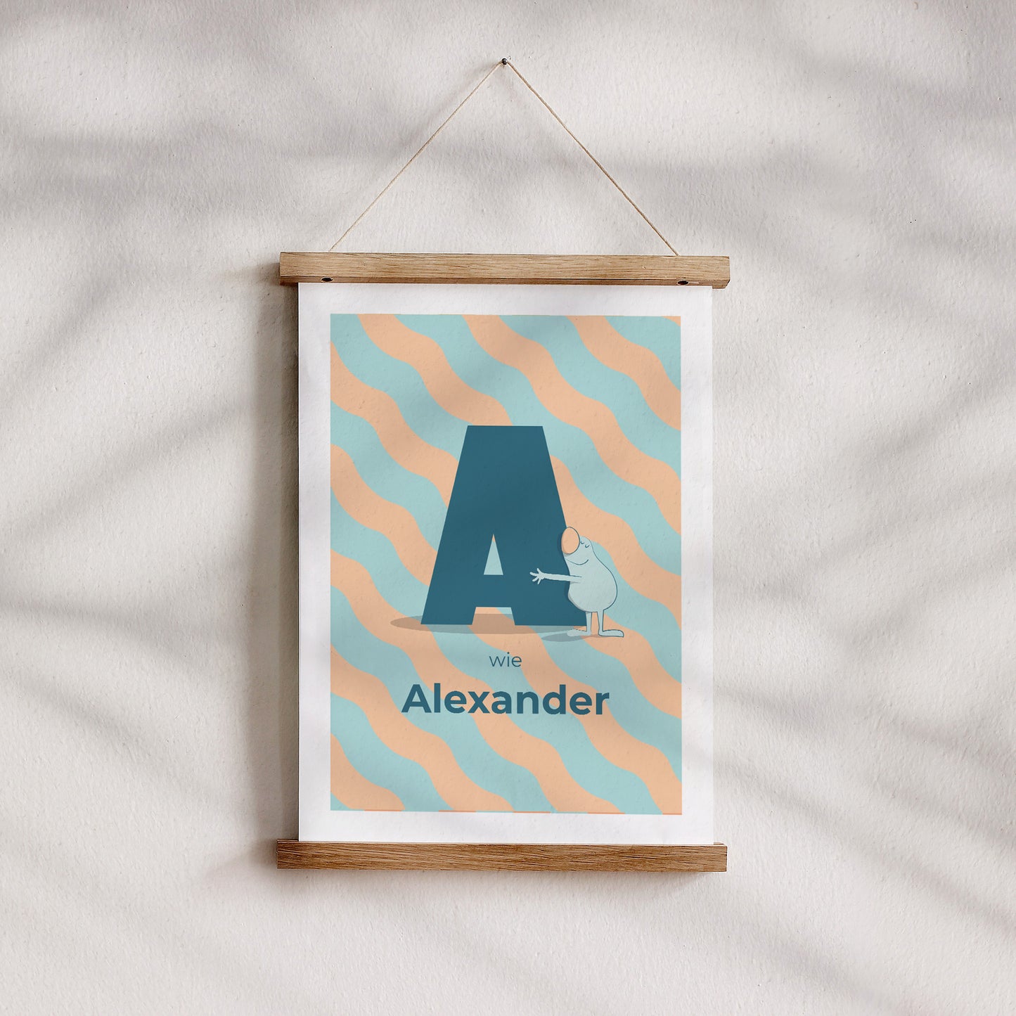 Poster Geburt Porträt Meine anfängliche Liebe Blau II foto N° 4