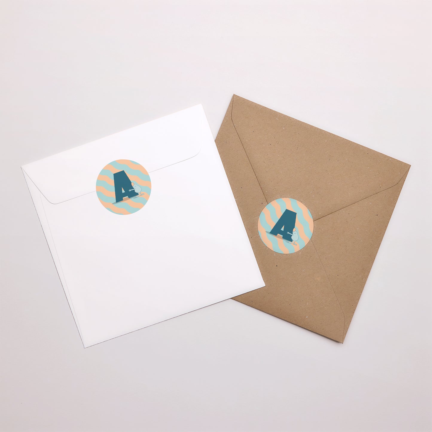 Sticker Geburt Rund Meine blaue Liebeserklärung II foto N° 3