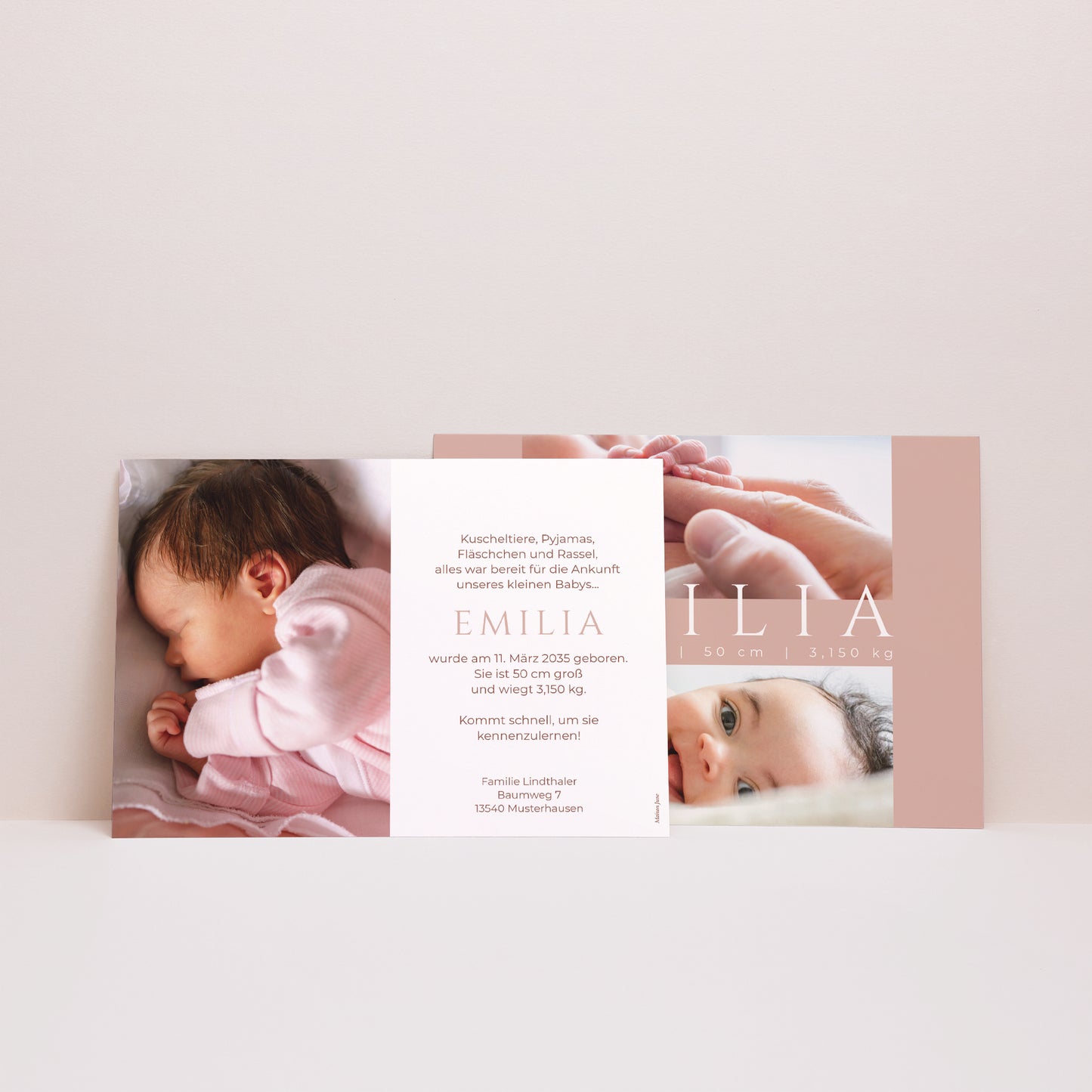 Geburtskarten Landschaft Ziel Glück foto N° 3