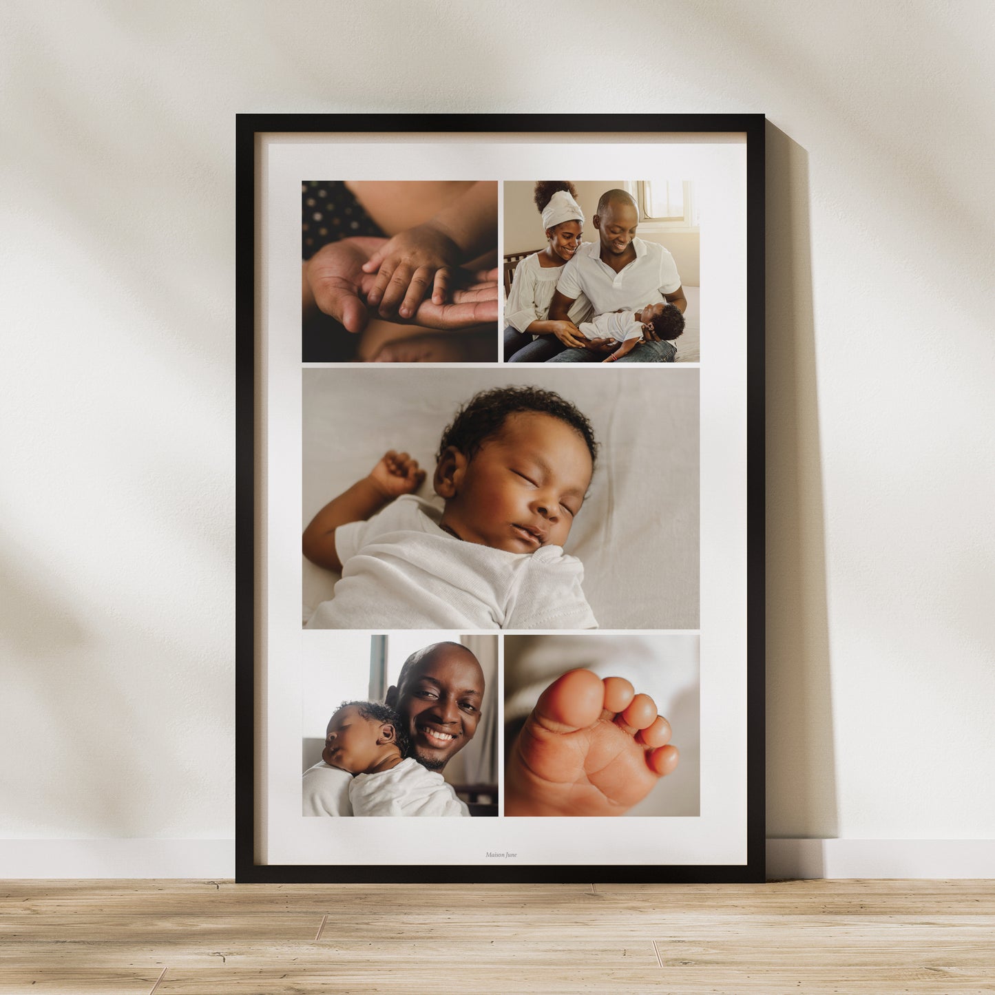 Poster Geburt Porträt 60 x 90 cm Wertvolle Grüße foto N° 1