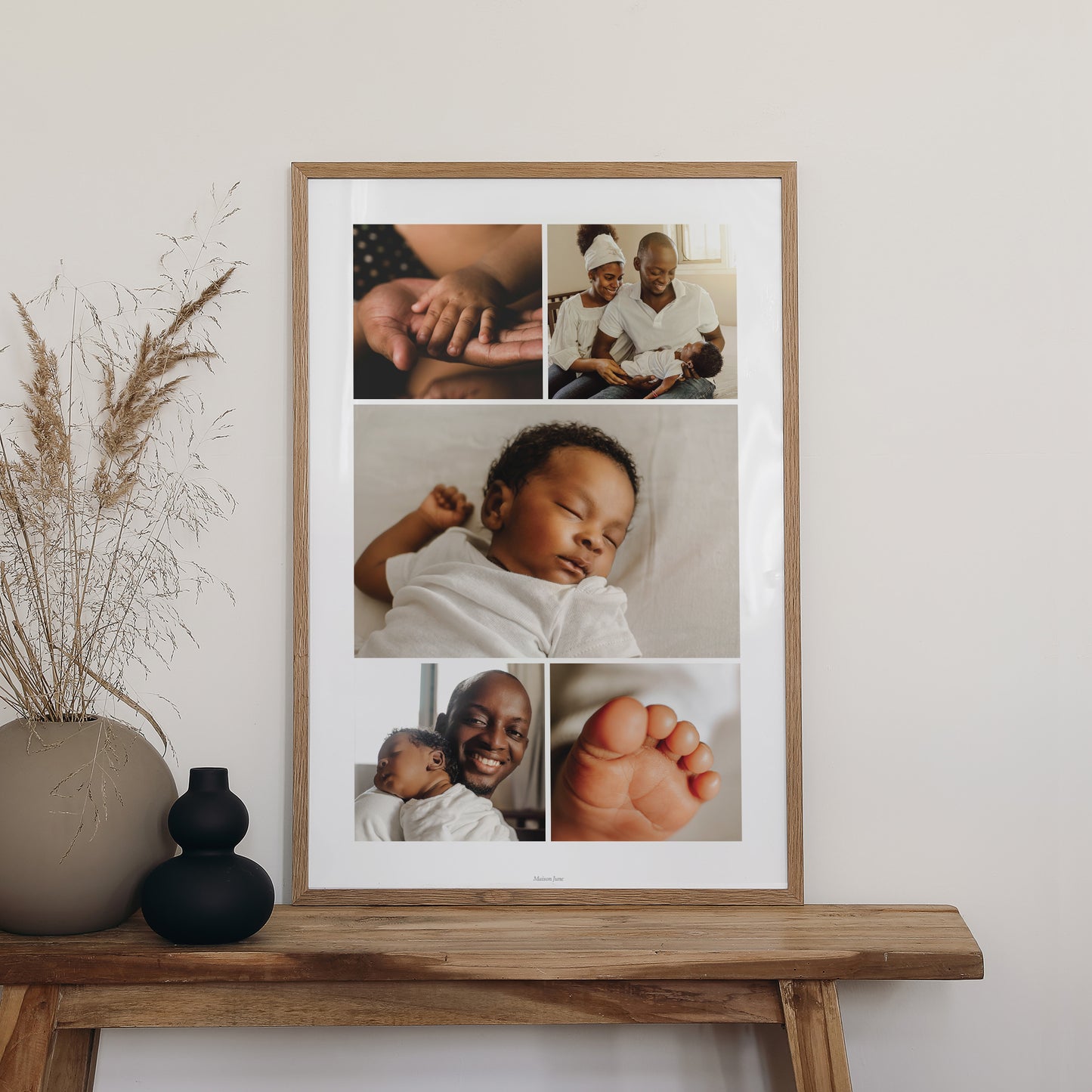 Poster Geburt Porträt 60 x 90 cm Wertvolle Grüße foto N° 2