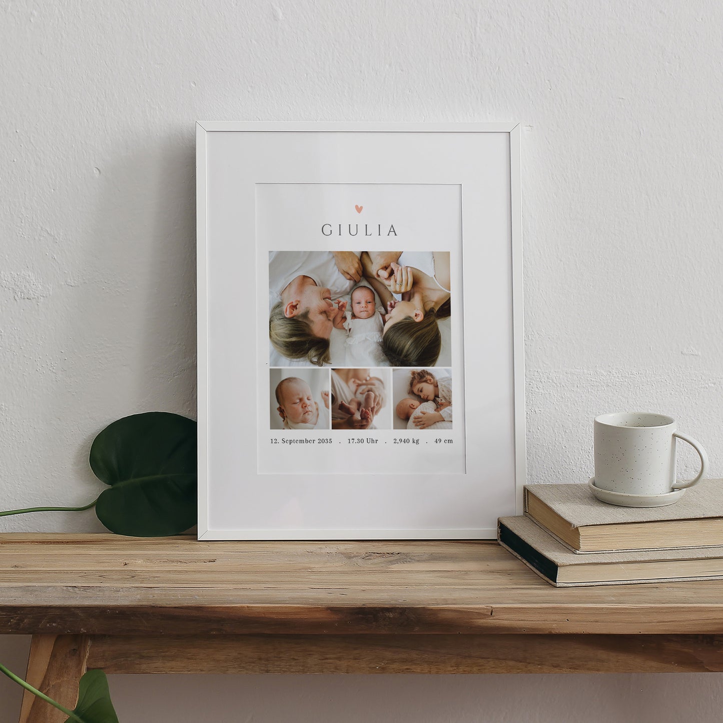 Poster Geburt Porträt Erinnerungen zum Schätzen foto N° 3