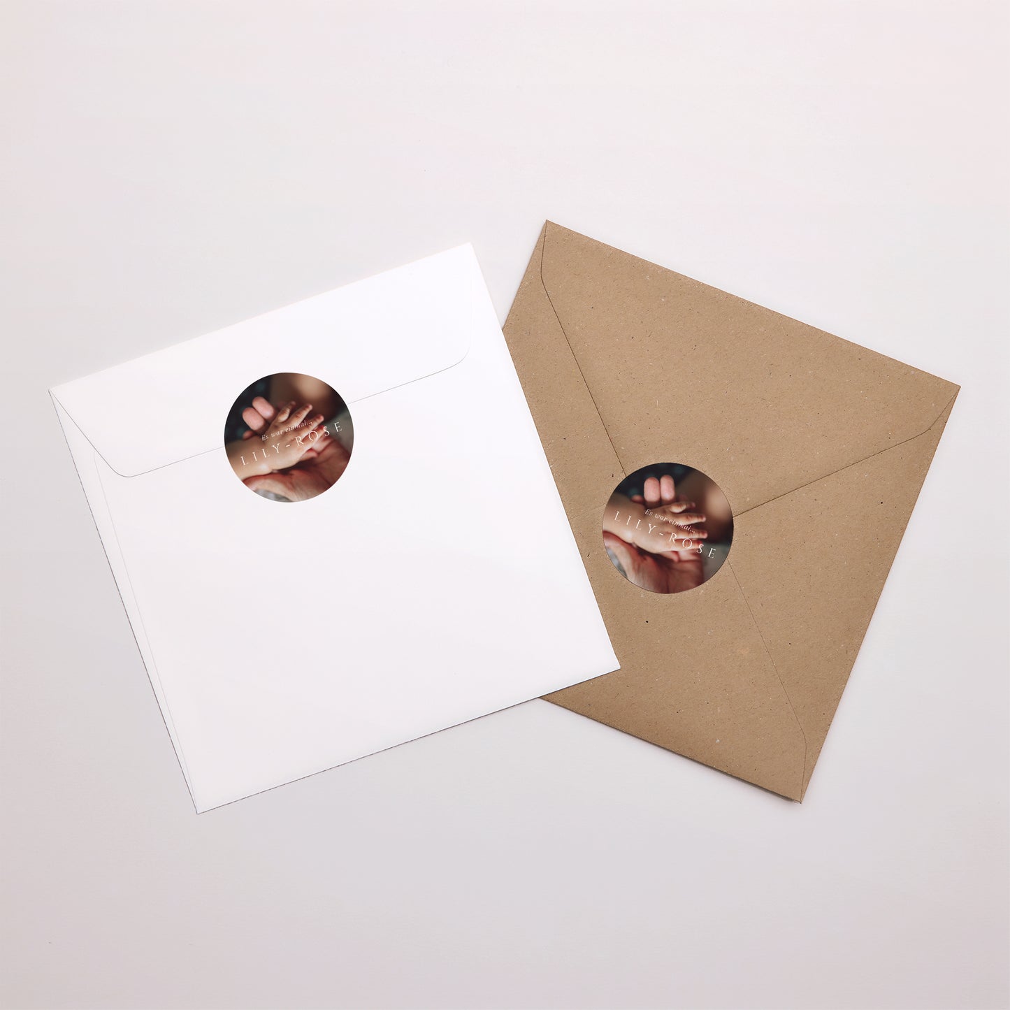 Sticker Geburt Rund Lebensfunken foto N° 3