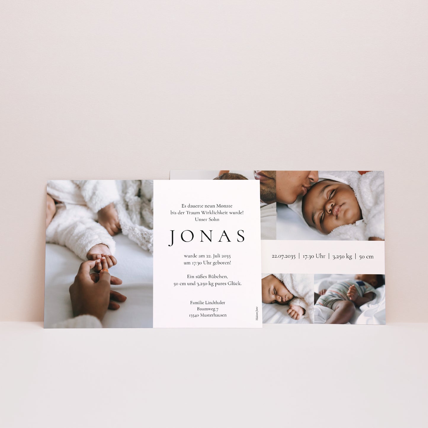 Geburtskarten Landschaft Ein Lebensstrahl foto N° 3