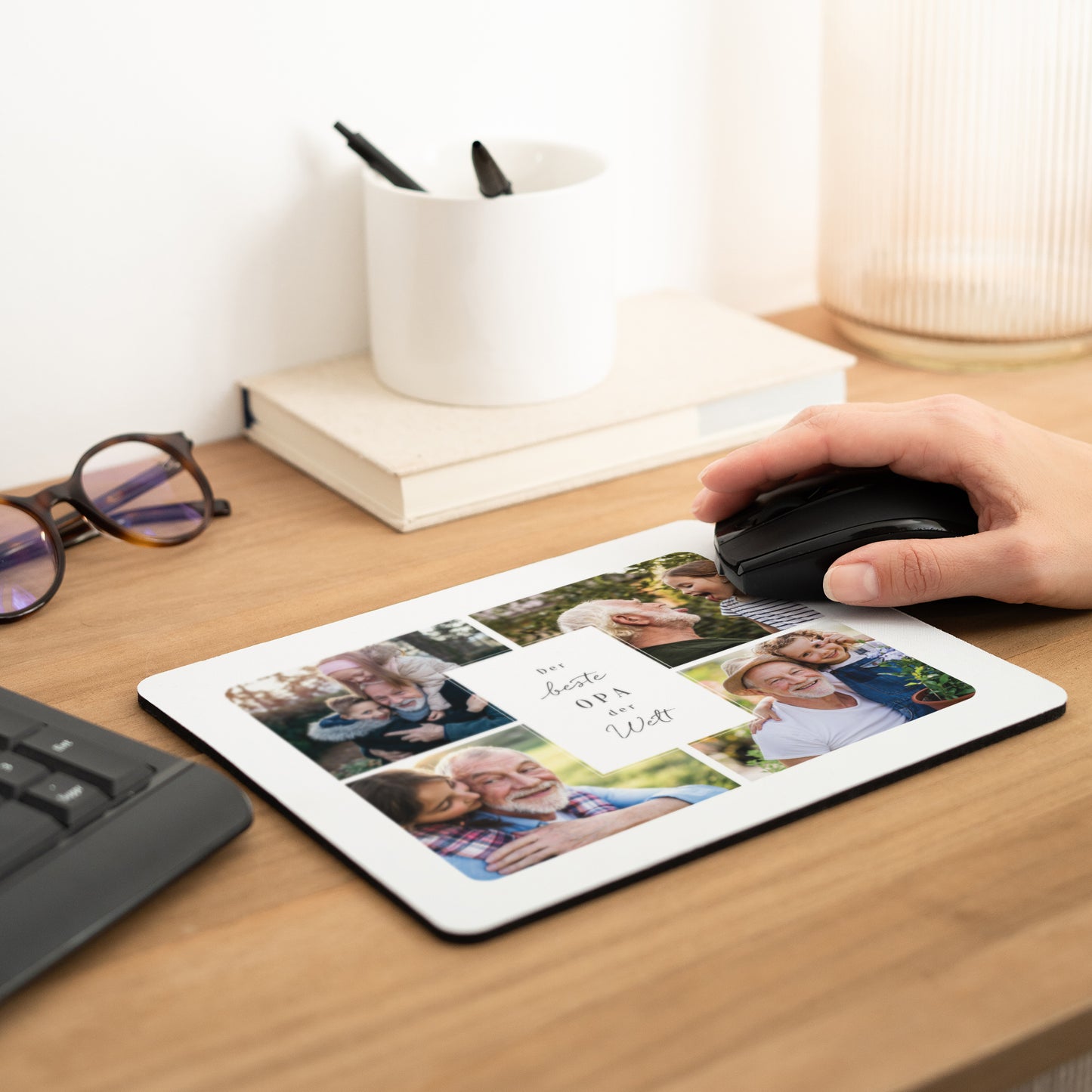 Mousepad Objekte Rechteck Der beste Opa der Welt foto N° 2