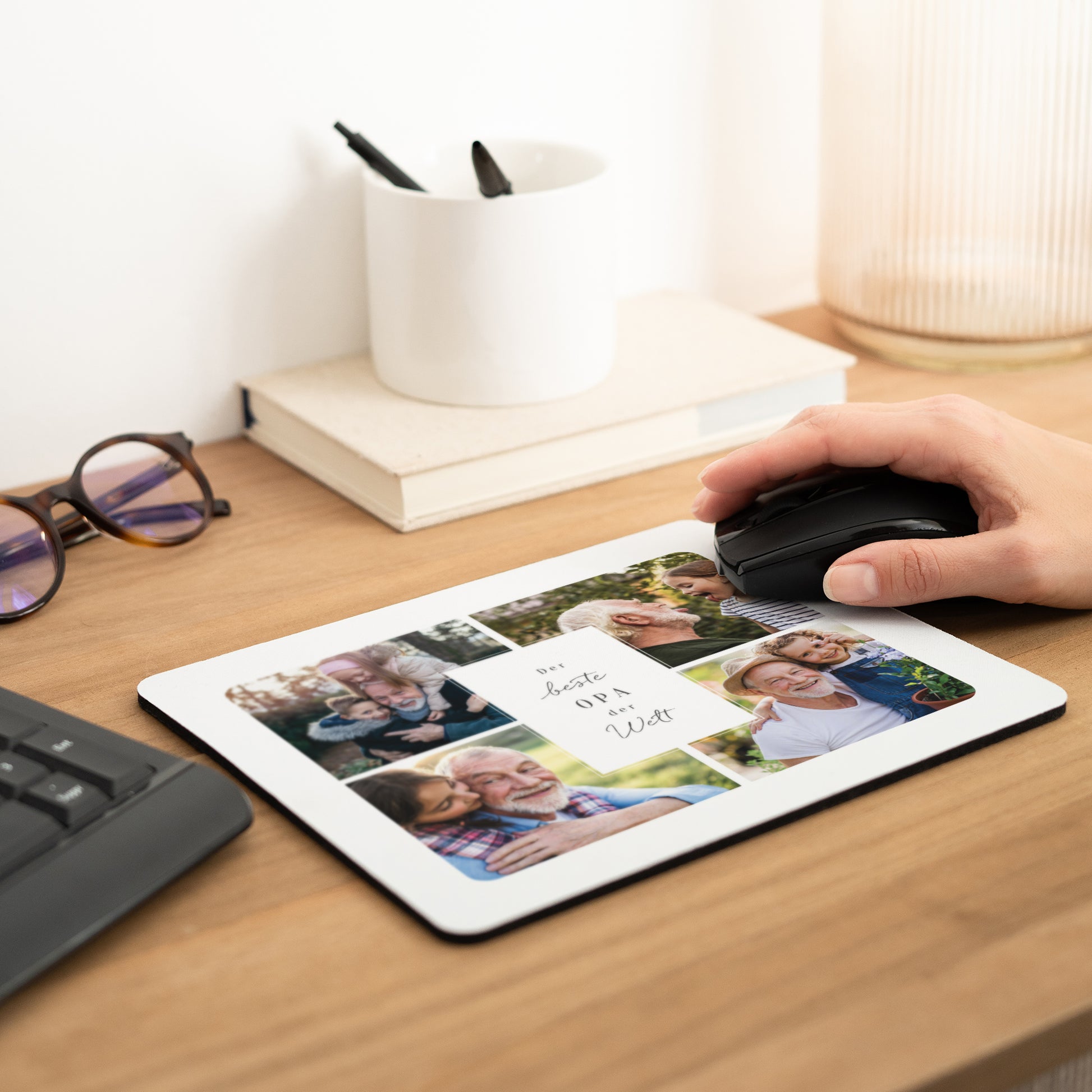 Mousepad Objekte Rechteck Der beste Opa der Welt foto N° 2