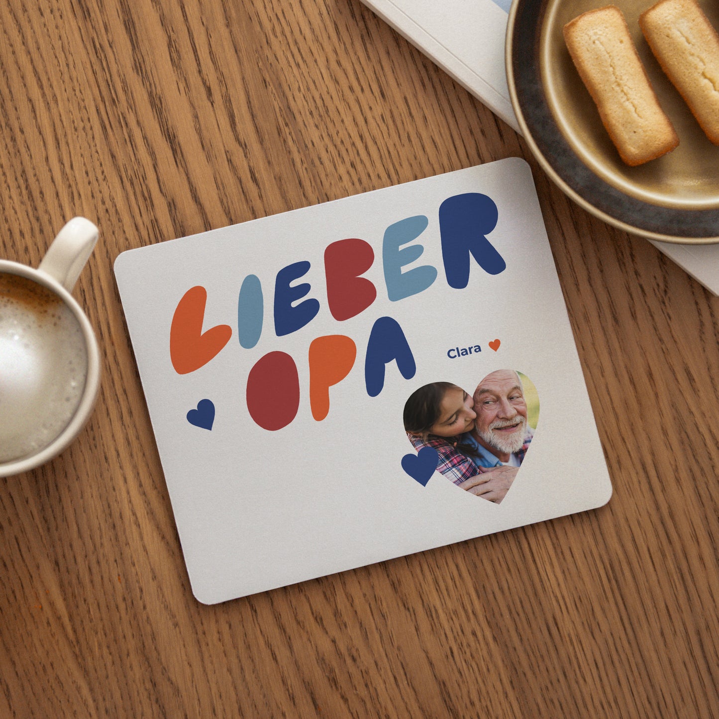 Mousepad Objekte Rechteck Liebe Farben II foto N° 1