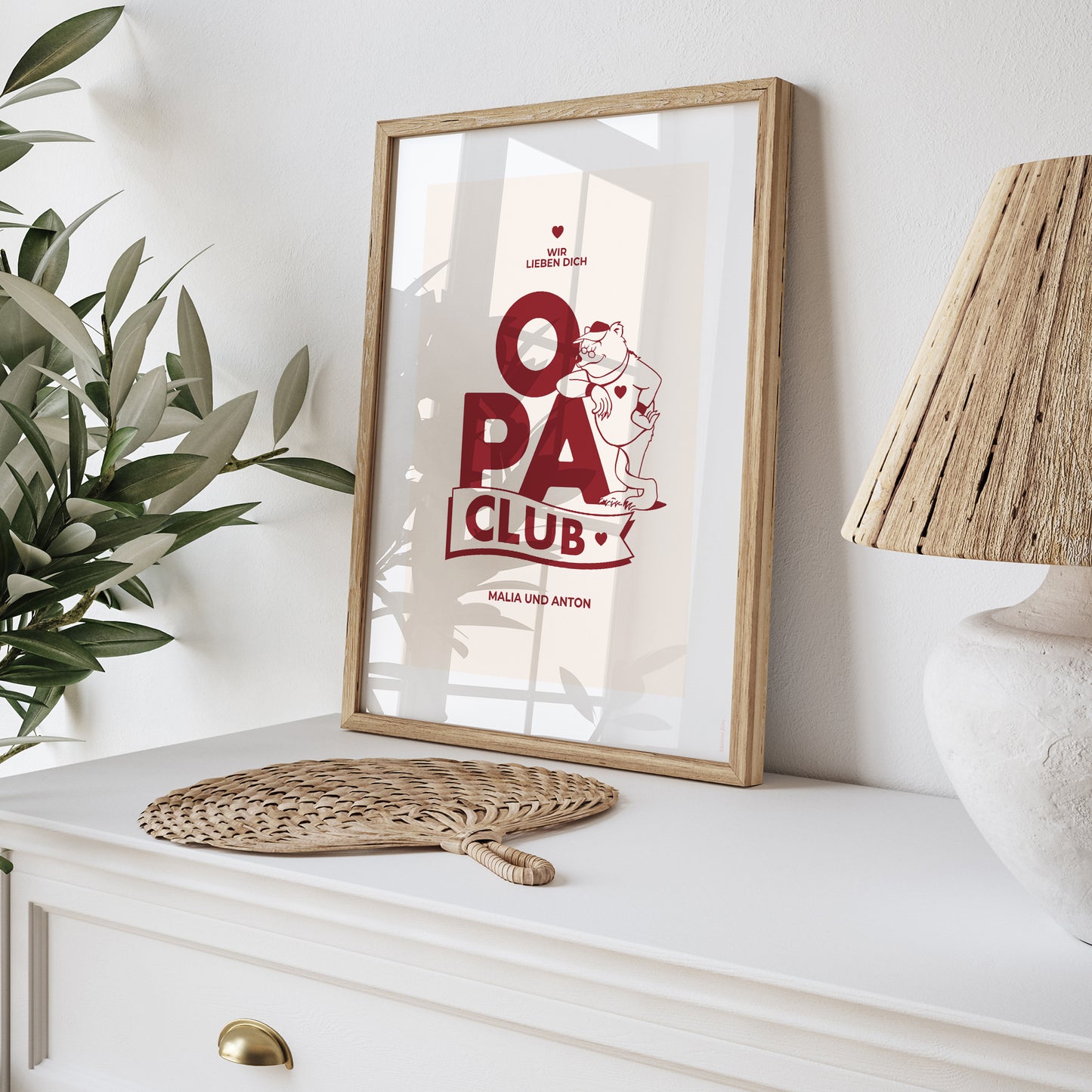 Poster Objekte Porträt Opa Bär Club foto N° 5