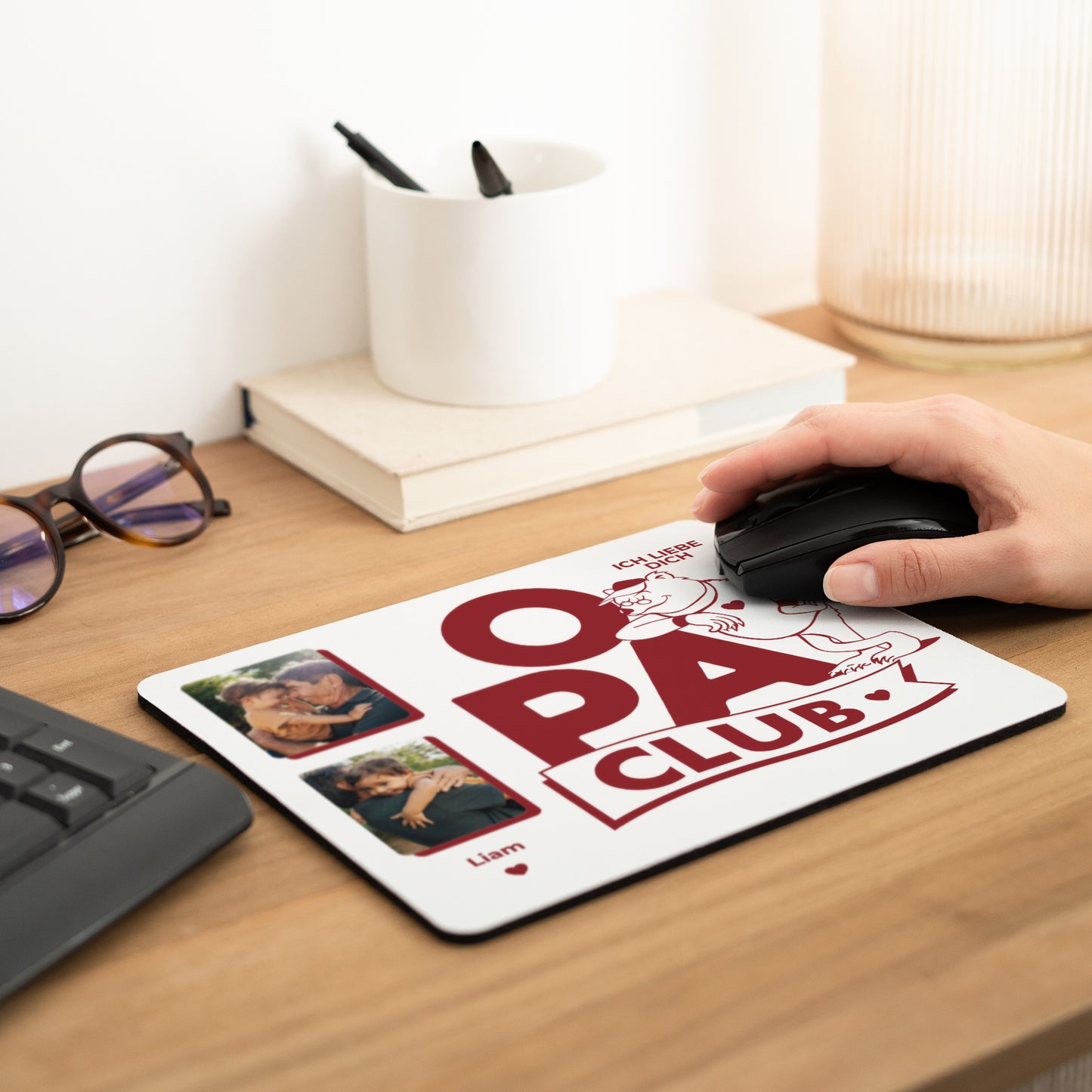 Mousepad Objekte Rechteck Opa Bär Club foto N° 2